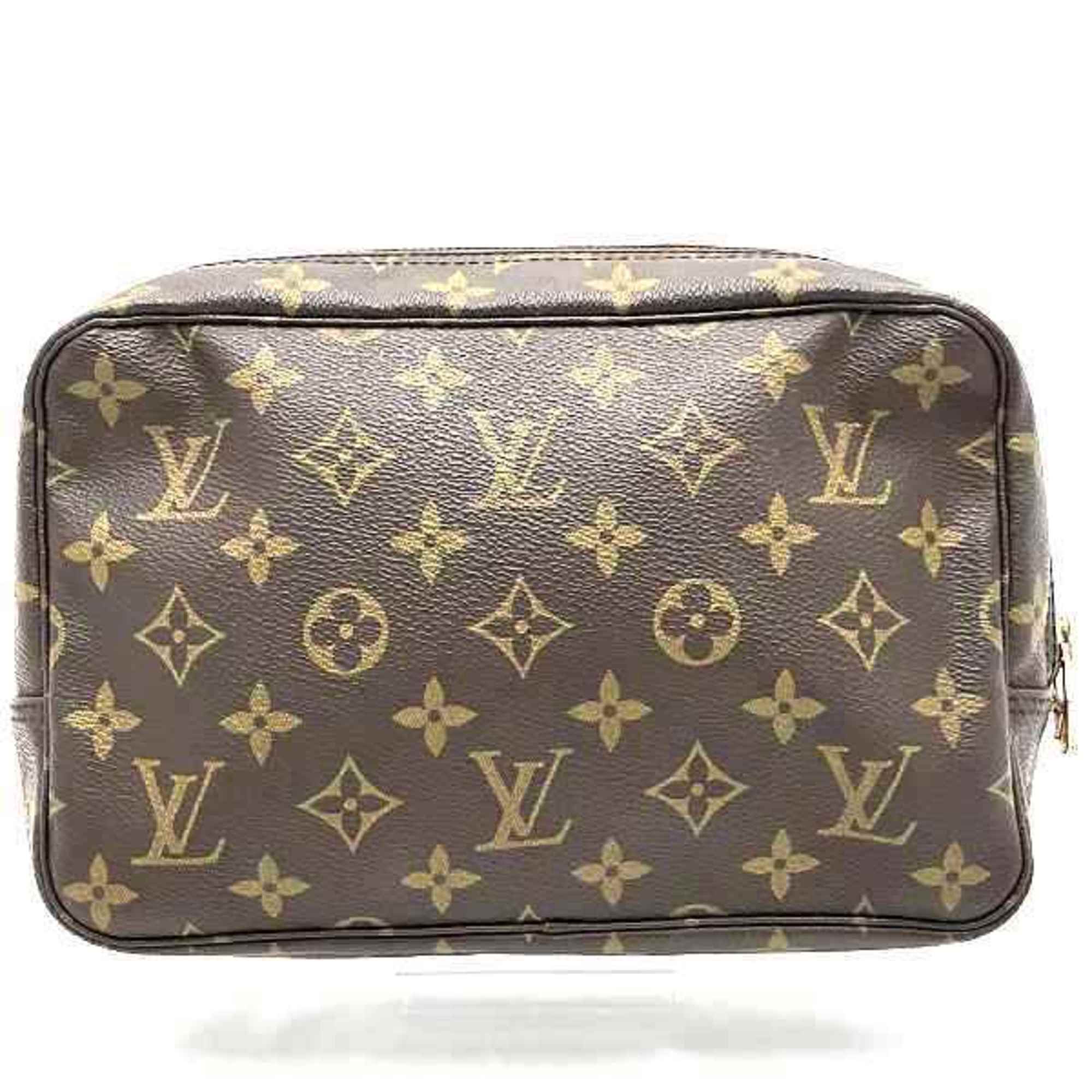 Louis Vuitton Brown Monogram Clutch Bag (Pre-Owned)