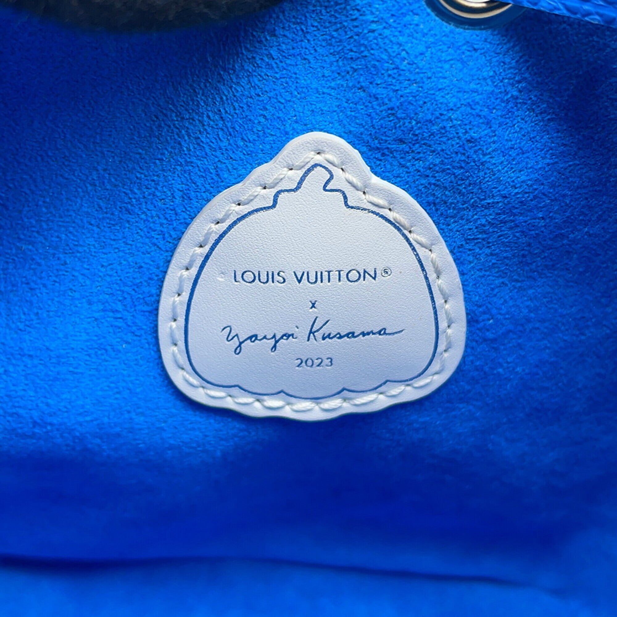 Louis Vuitton Blue White Monogram Empreinte Handbag (Pre-Owned)