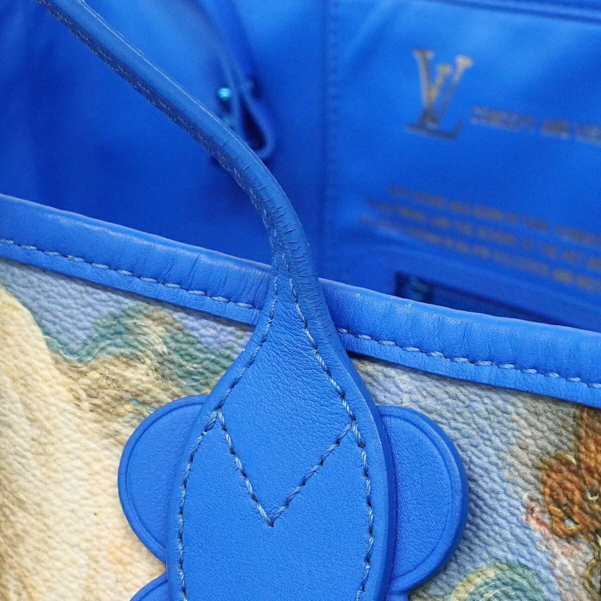 Louis Vuitton Blue Multi-Color Tote Bag (Pre-Owned)