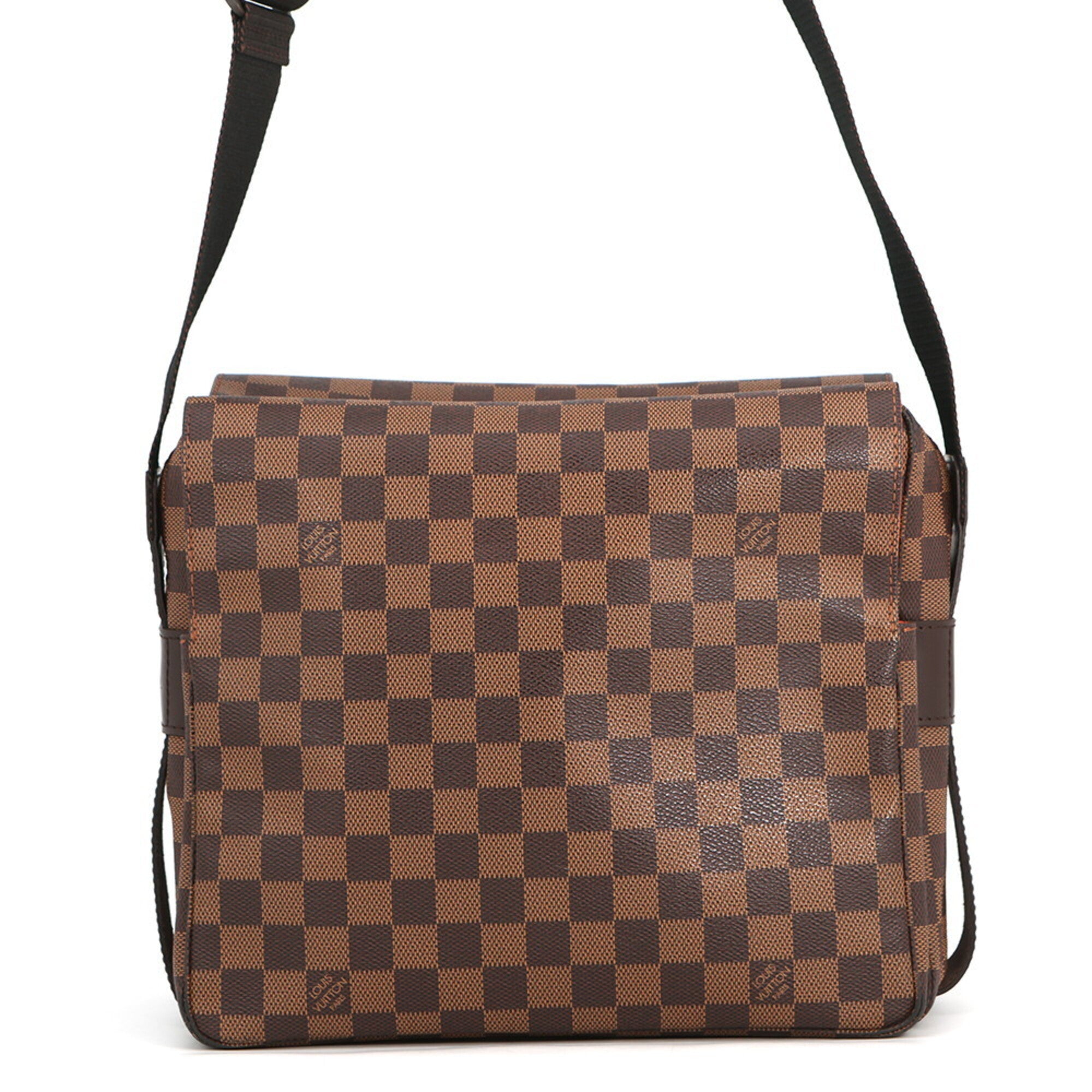 Louis Vuitton Red Color Damier Canvas Handbag Shoulder Bag (Pre-Owned)