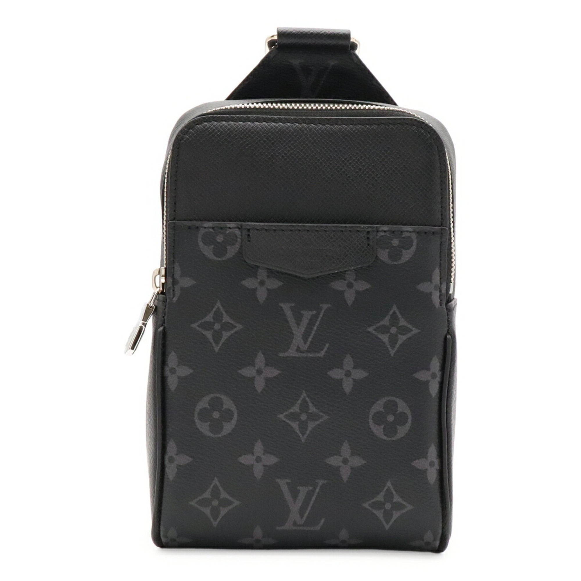 Louis Vuitton Monogram Eclipse Noir Canvas Shoulder Bag Sling Bag (Pre-Owned)