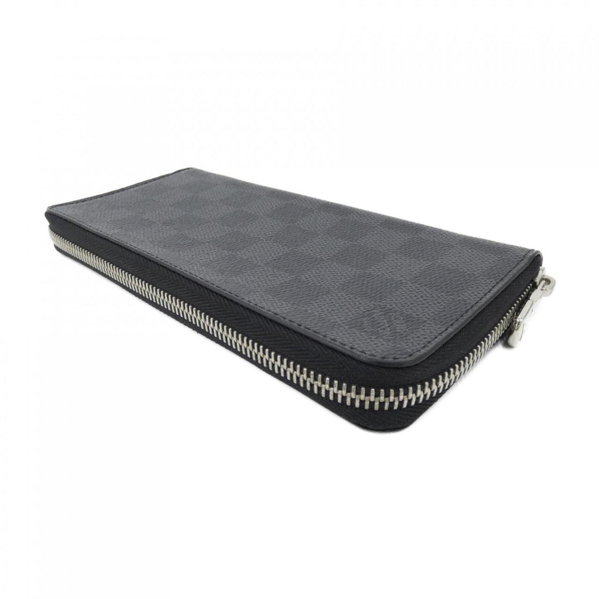 Louis Vuitton Dark Gray Graphite Coated Canvas Long Wallet (Bi-Fold) (Pre-Owned)
