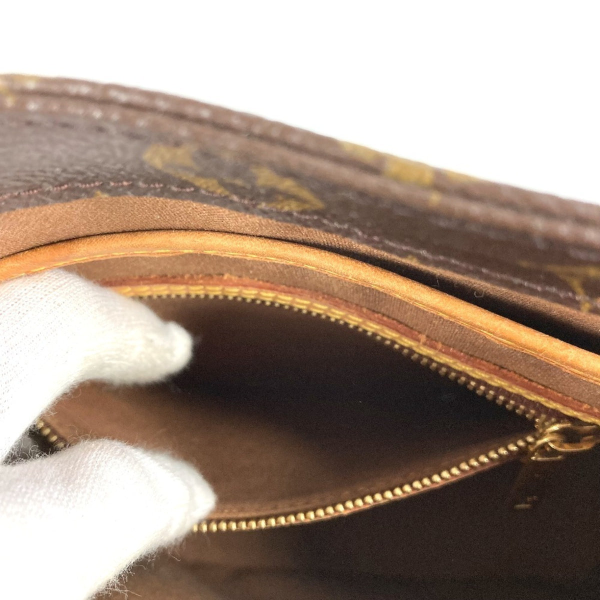 Louis Vuitton Brown Monogram Handbag Tote Bag (Pre-Owned)