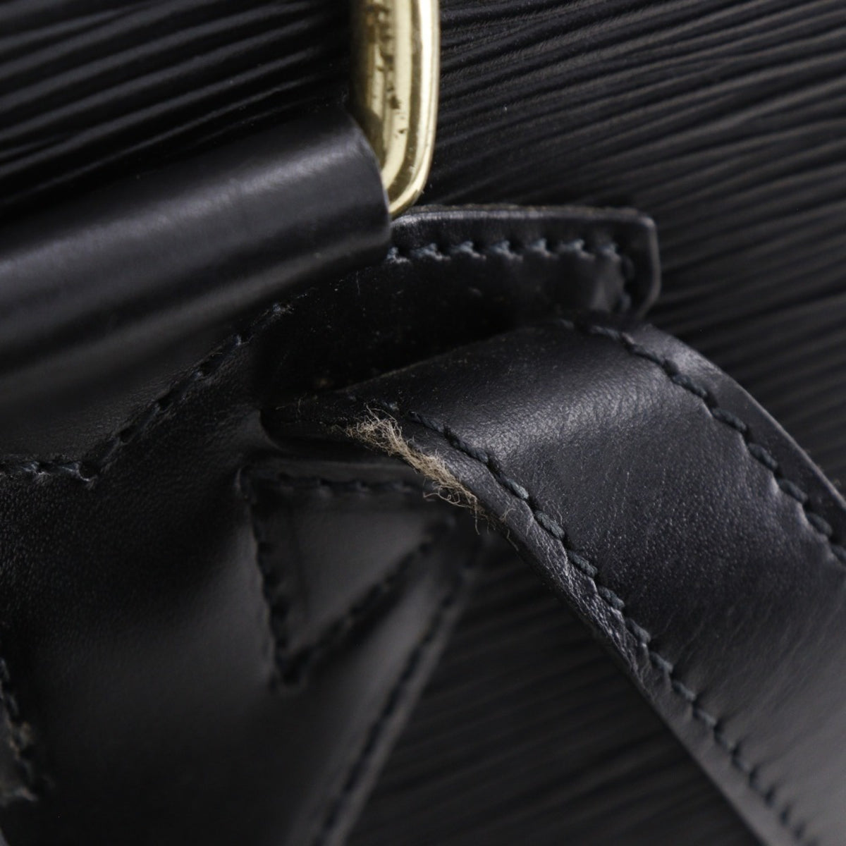 Louis Vuitton Epi Black Noir Epi Leather Backpack (Pre-Owned)