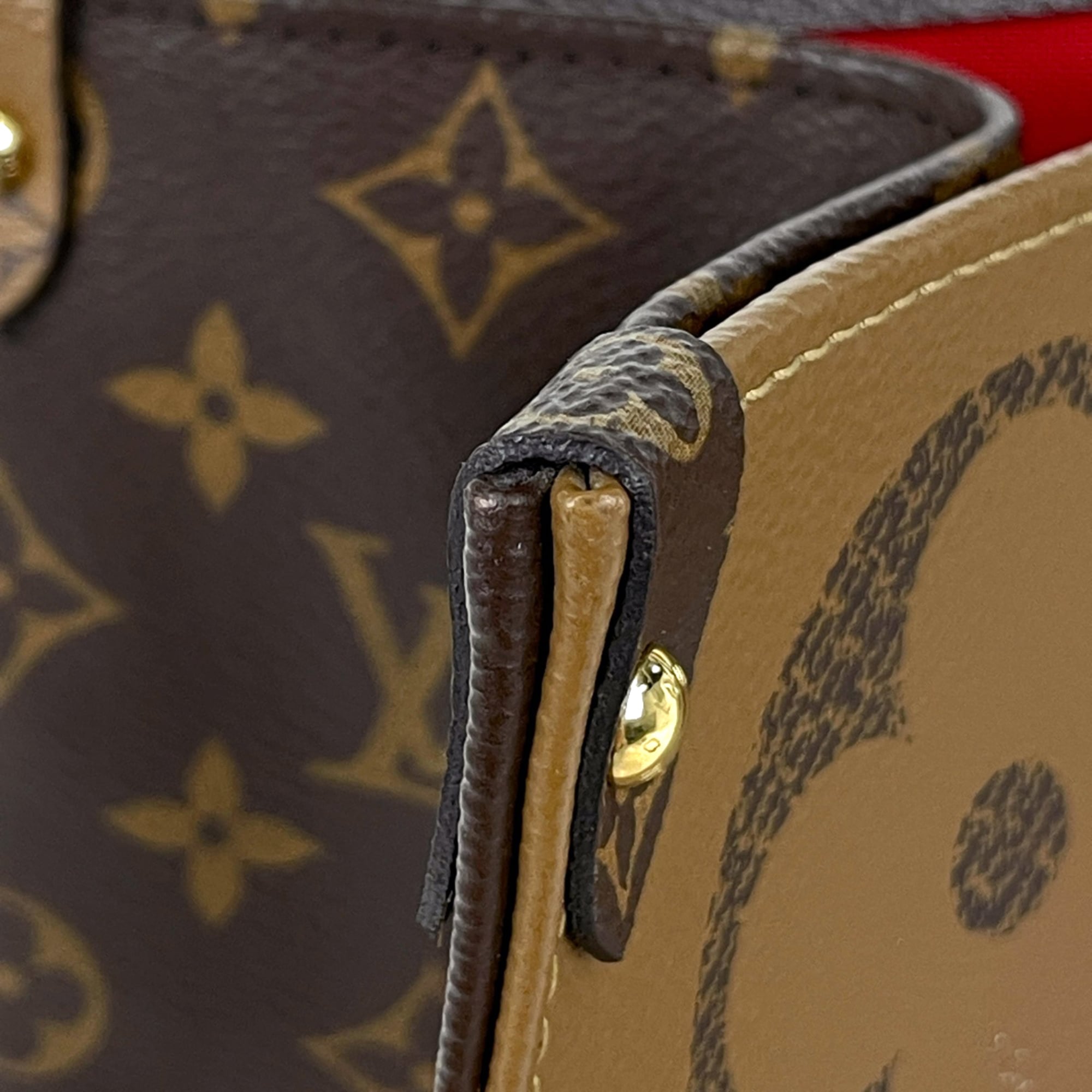 Louis Vuitton Brown Monogram Reverse Shoulder Bag Tote Bag (Pre-Owned)