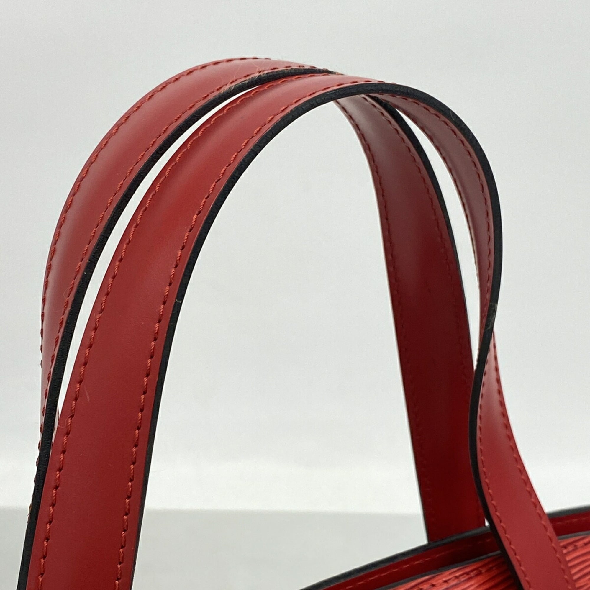 Louis Vuitton Castilian Red Handbag (Pre-Owned)
