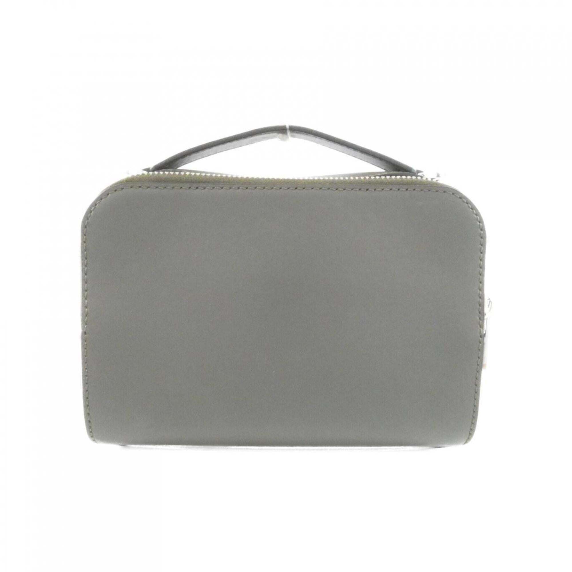 Loewe Green Khaki Leather Handbag Shoulder Bag Sling Bag (Pre-Owned)