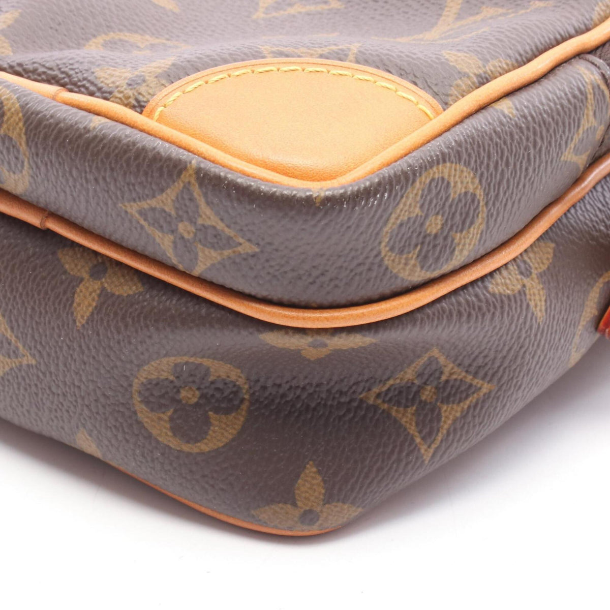 Louis Vuitton Brown Pvc Leather Handbag Shoulder Bag (Pre-Owned)