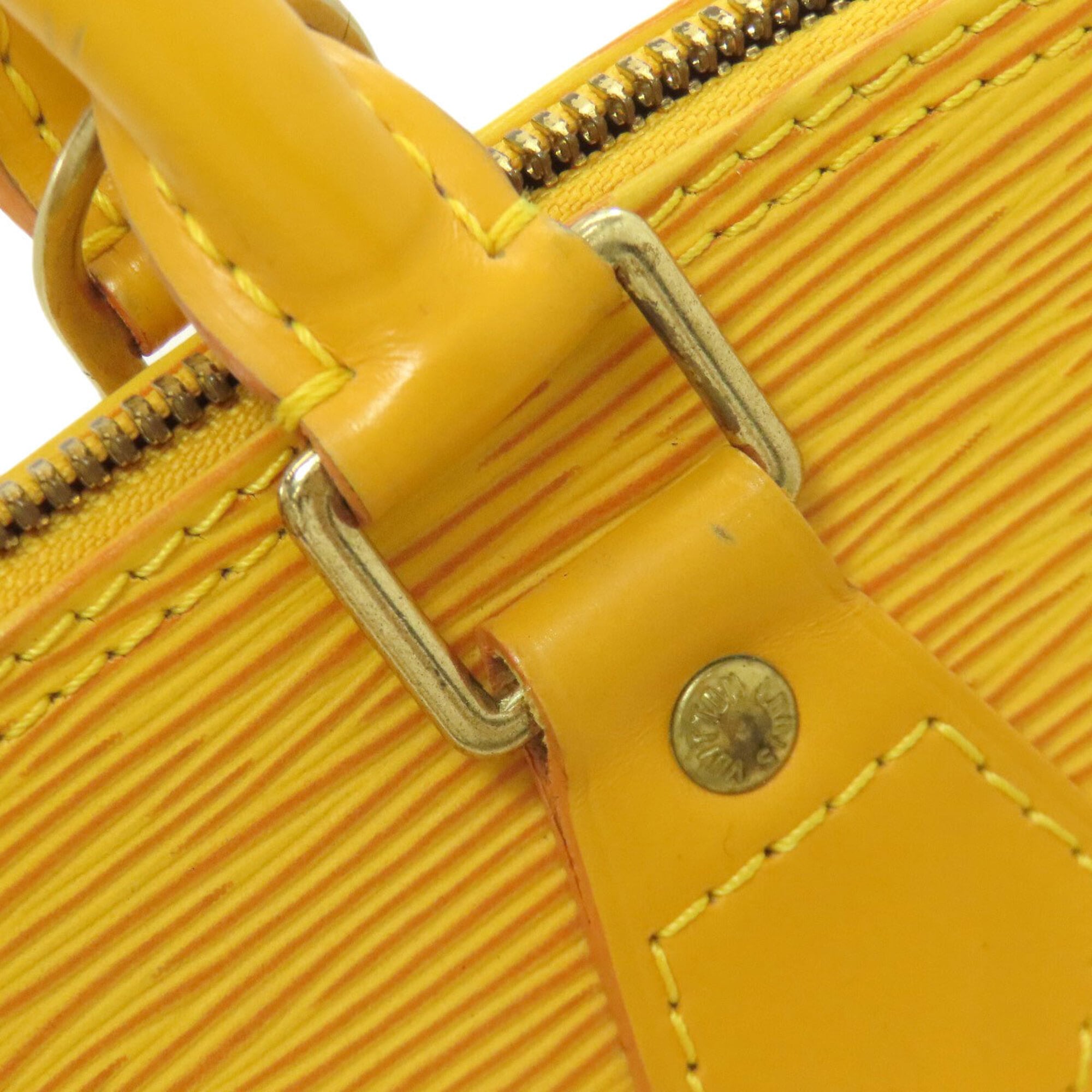 Louis Vuitton Yellow Epi Leather Handbag (Pre-Owned)