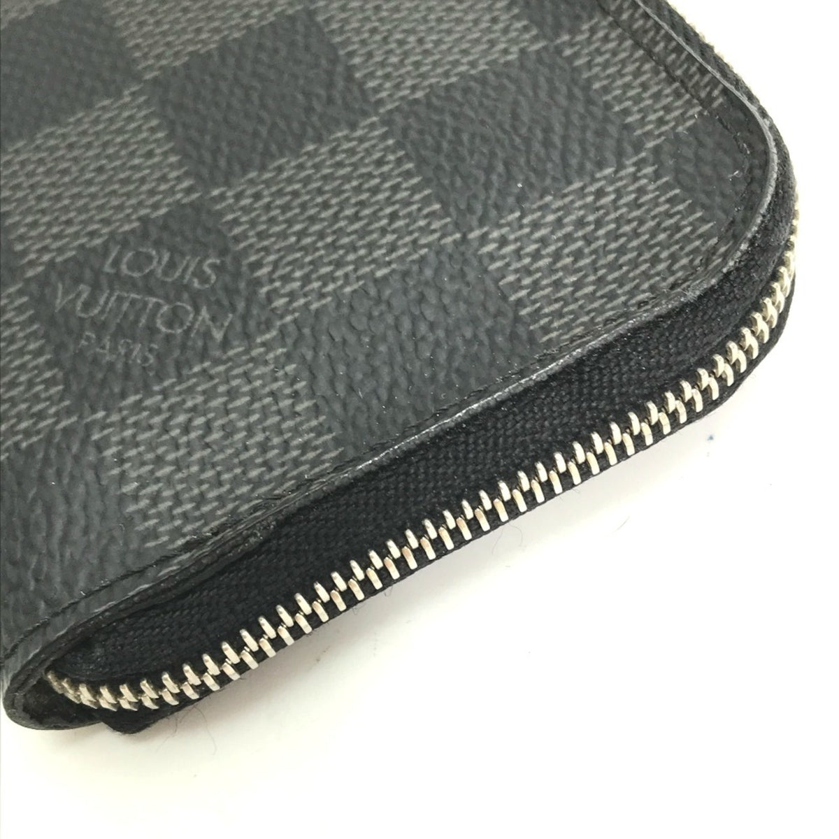 Louis Vuitton Black Damier Graphite Coin Purse/Coin Case (Pre-Owned)