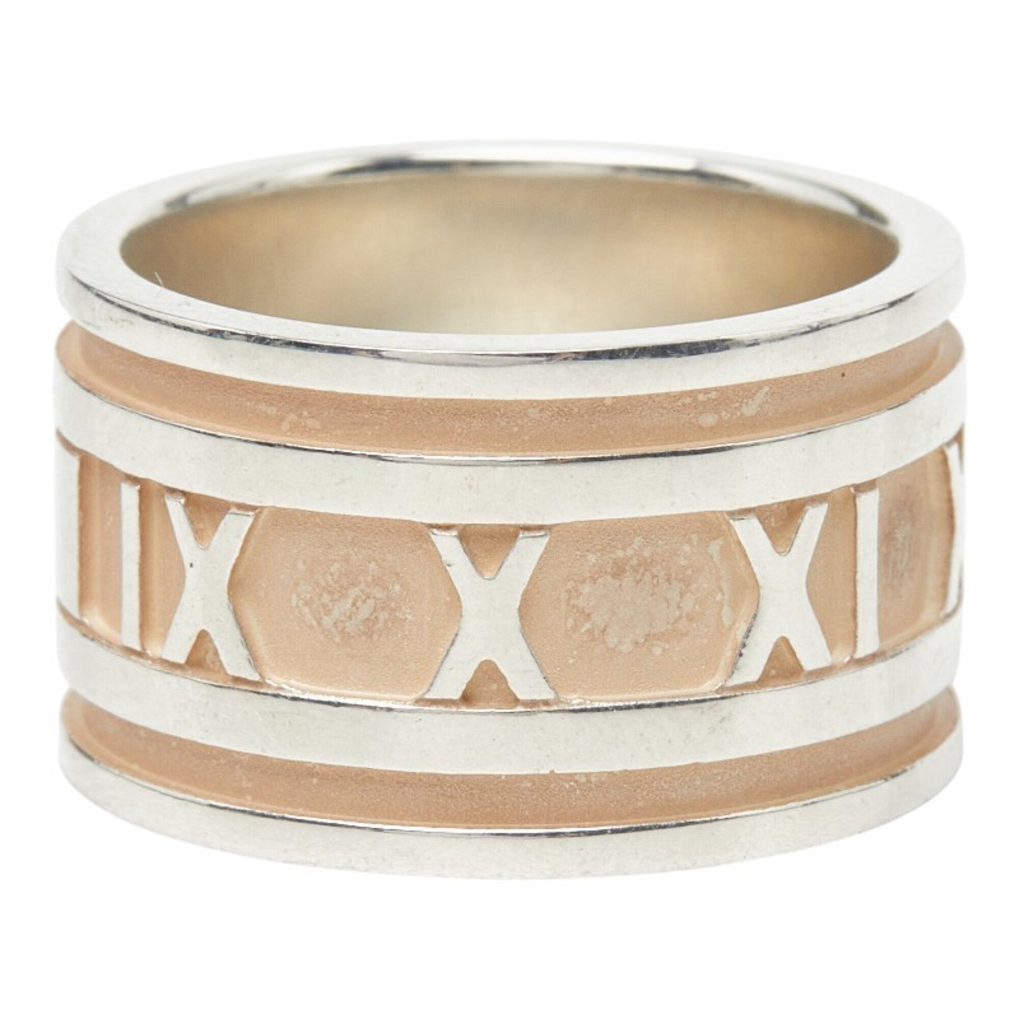 Tiffany Atlas Silver 925 Band Ring (Pre-Owned)