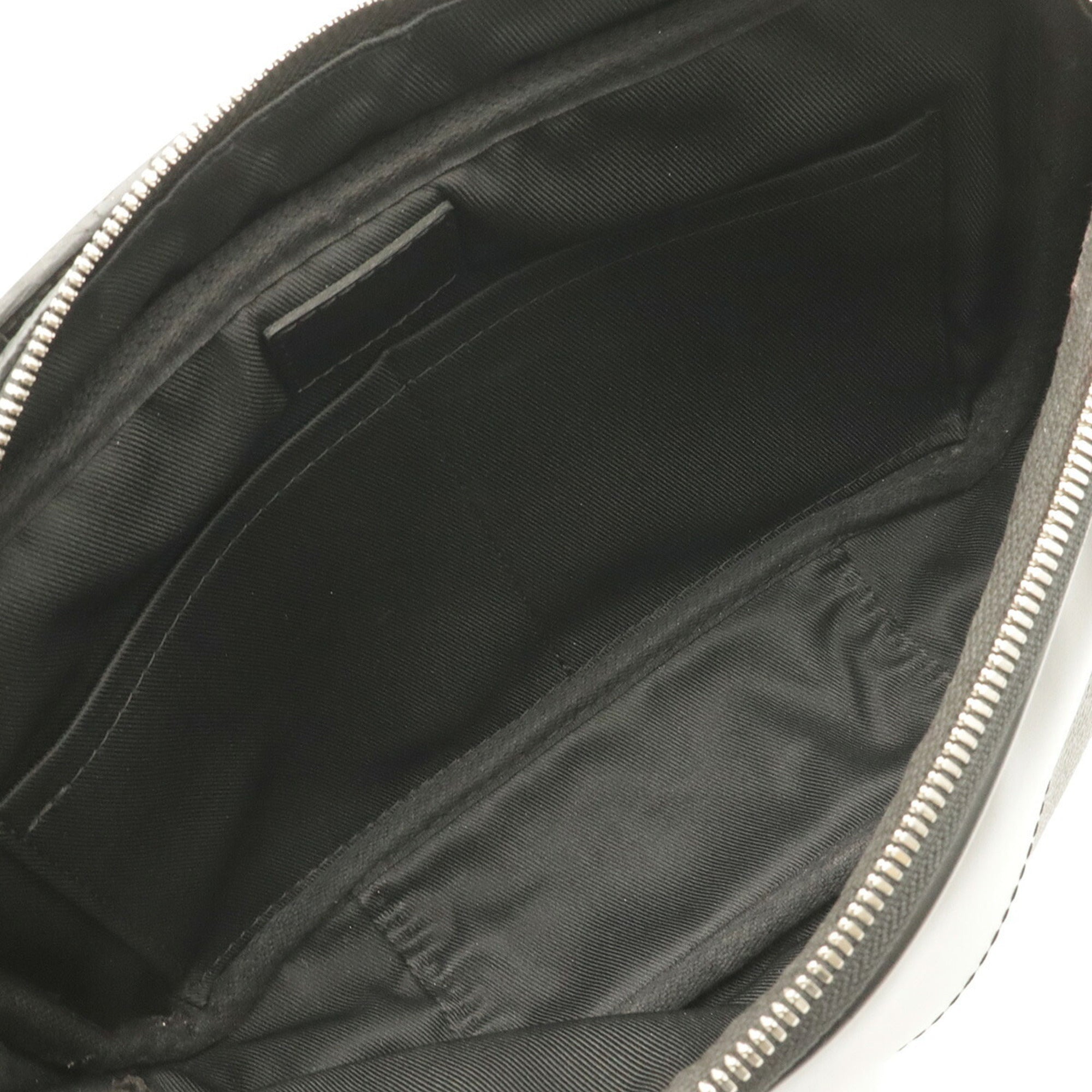 Louis Vuitton Black Gray Monogram Eclipse Canvas Leather Clutch Bag Pouch Sling Bag (Pre-Owned)