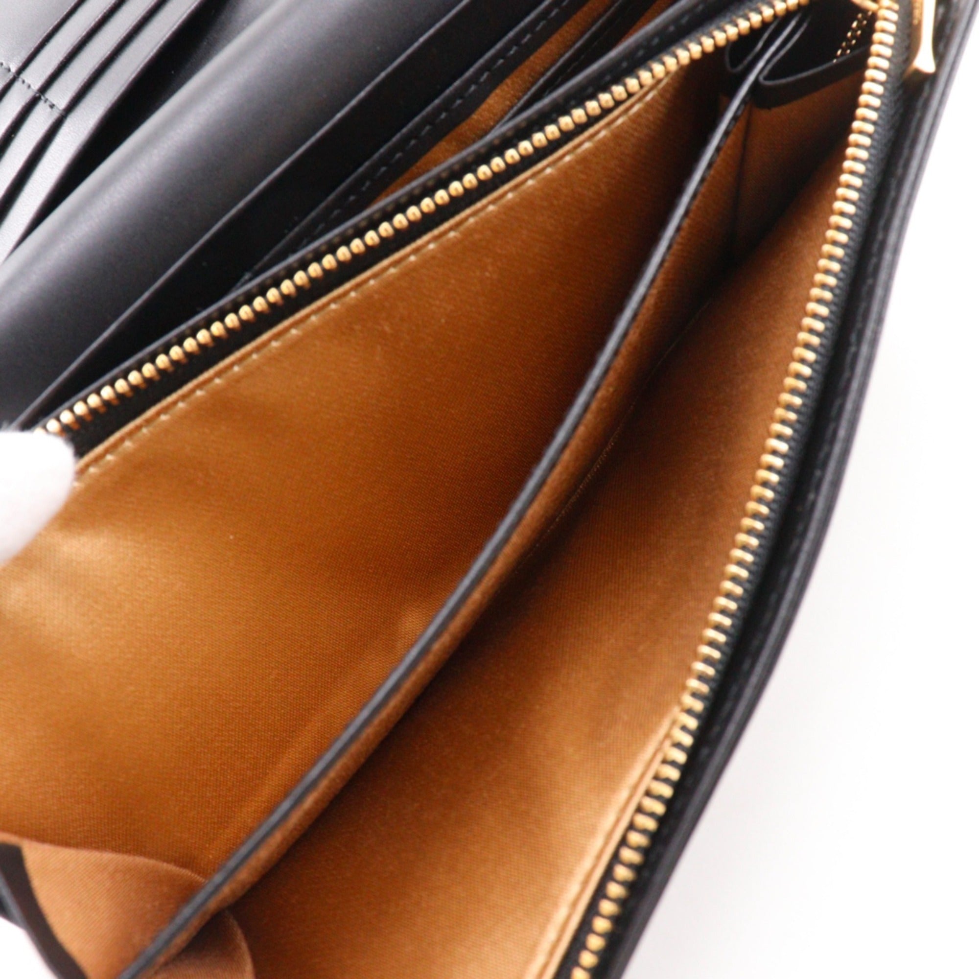 Castelbajac Black Leather Long Wallet (Bi-Fold) (Pre-Owned)