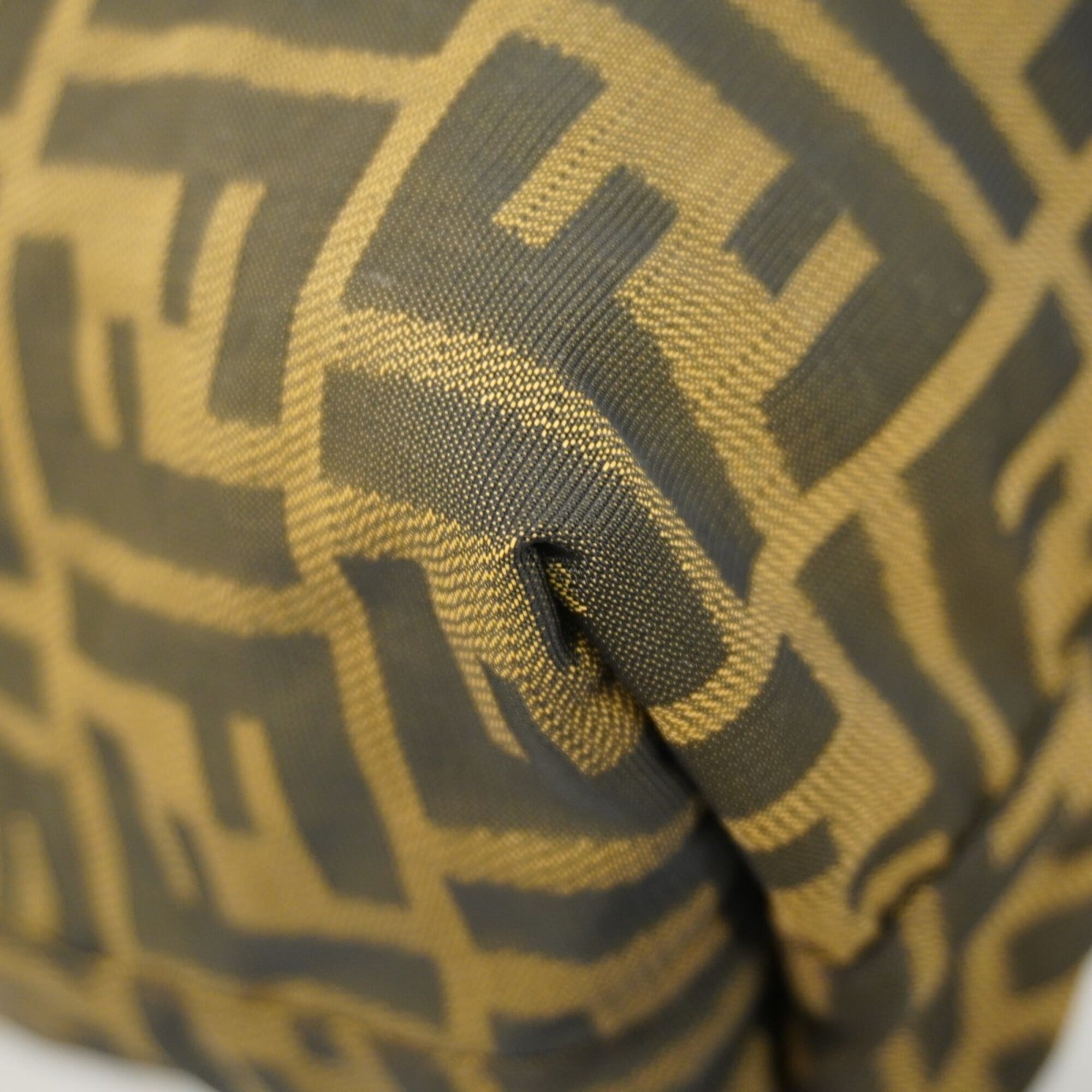 Fendi Brown Nylon Canvas Tote Bag (Pre-Owned)
