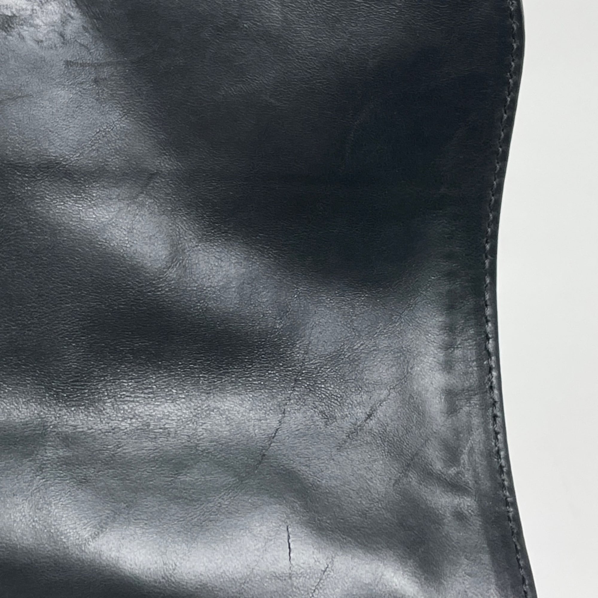 Fendi Zucca Black Suede Shoulder Bag (Pre-Owned)