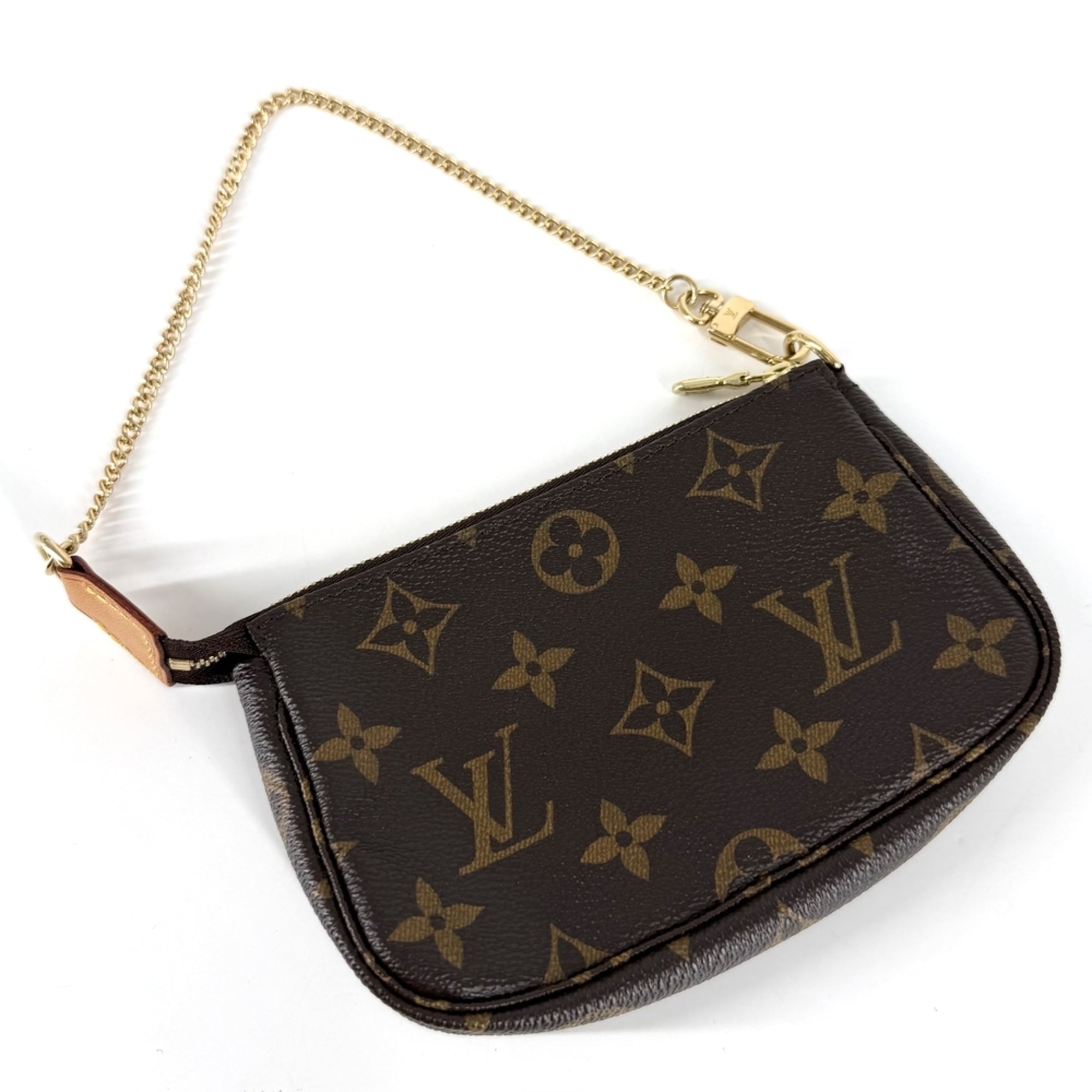 Louis Vuitton Brown Monogram White Monogram Handbag Pouch (Pre-Owned)