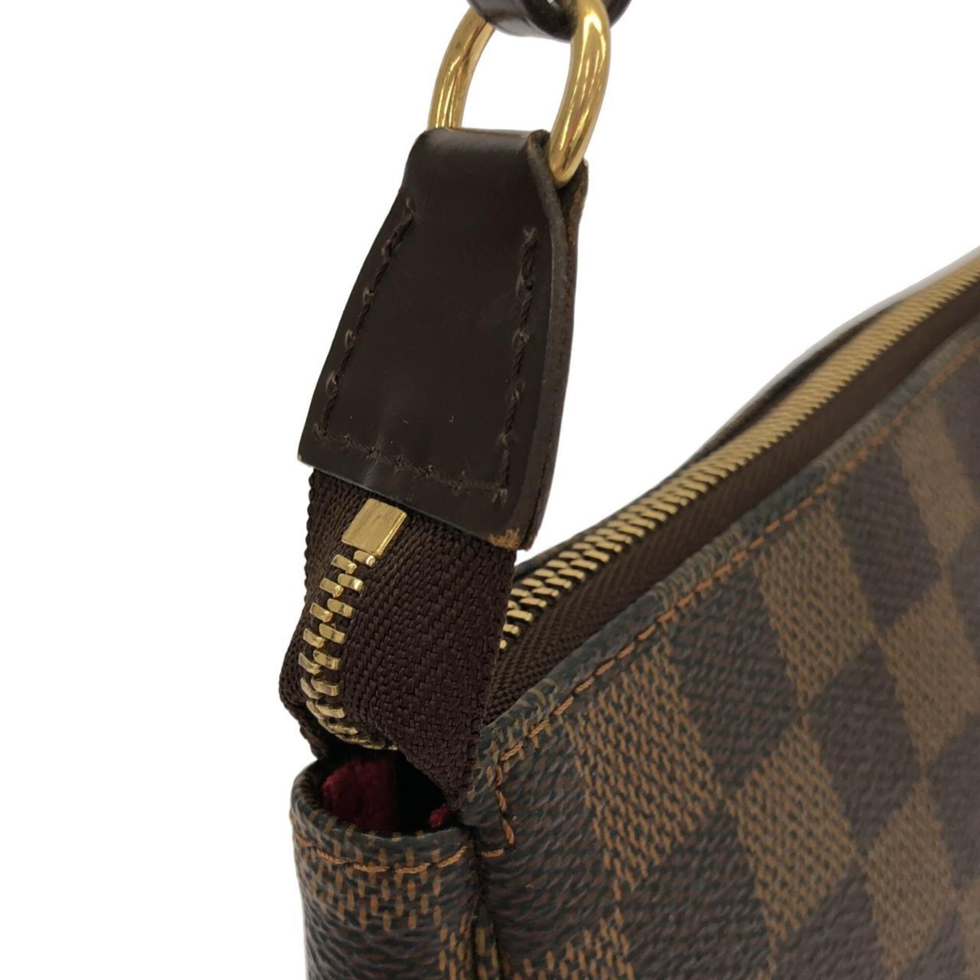 Louis Vuitton Ebene Coated Canvas Pochette Pouch (Pre-Owned)