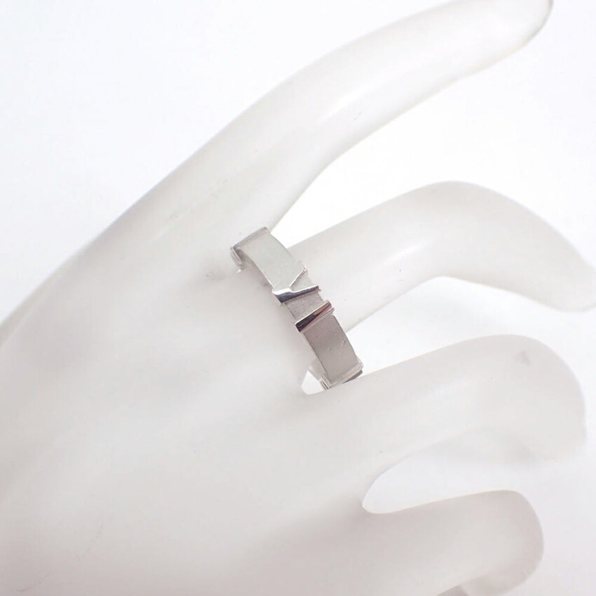 Tiffany Sterling Silver 925 Band Ring (Pre-Owned)