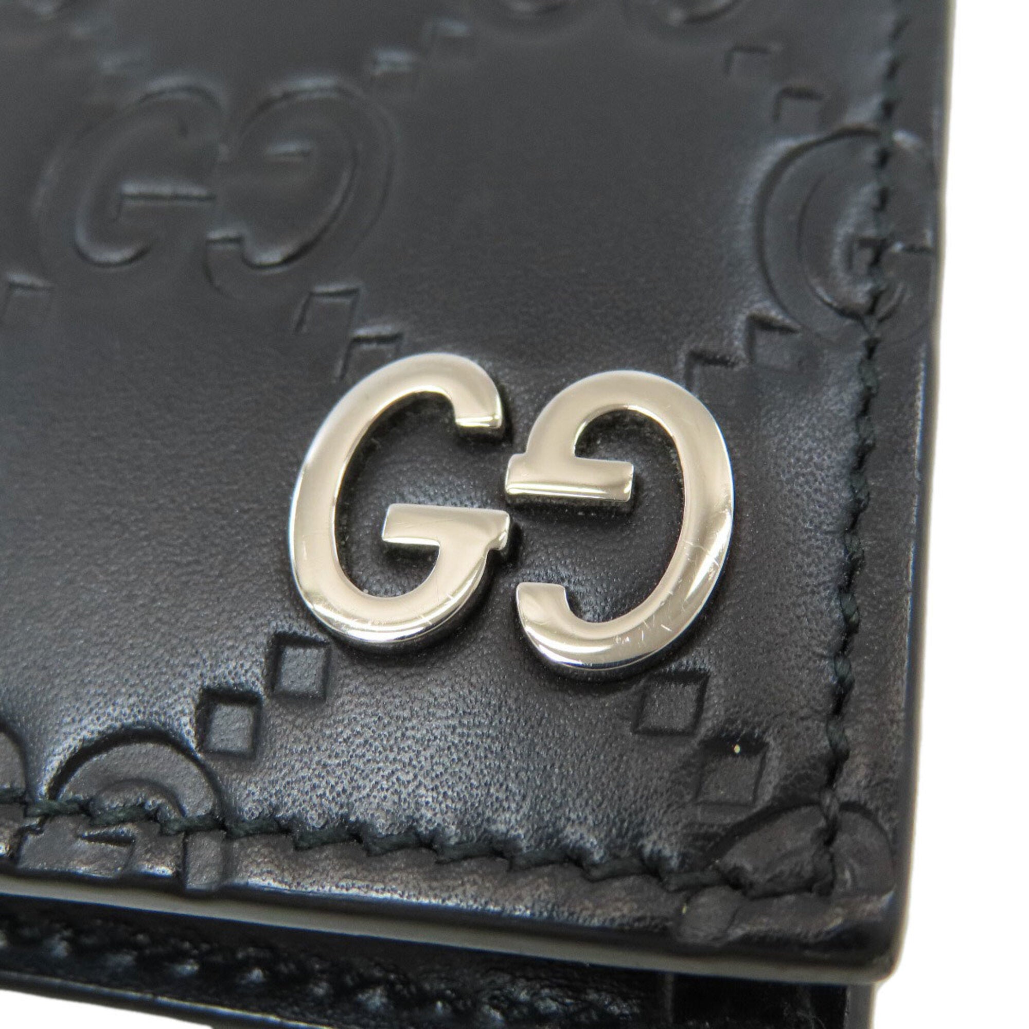 Gucci Black Leather Wallet (Bi-Fold) (Pre-Owned)