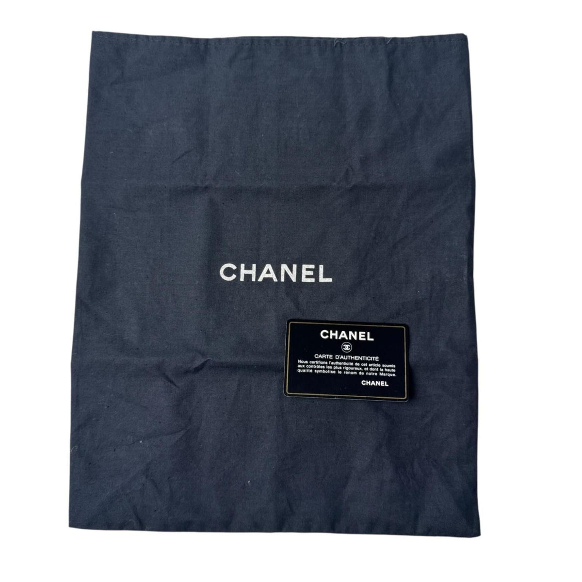 Chanel Dark Navy Leather Shoulder Bag (Pre-Owned)