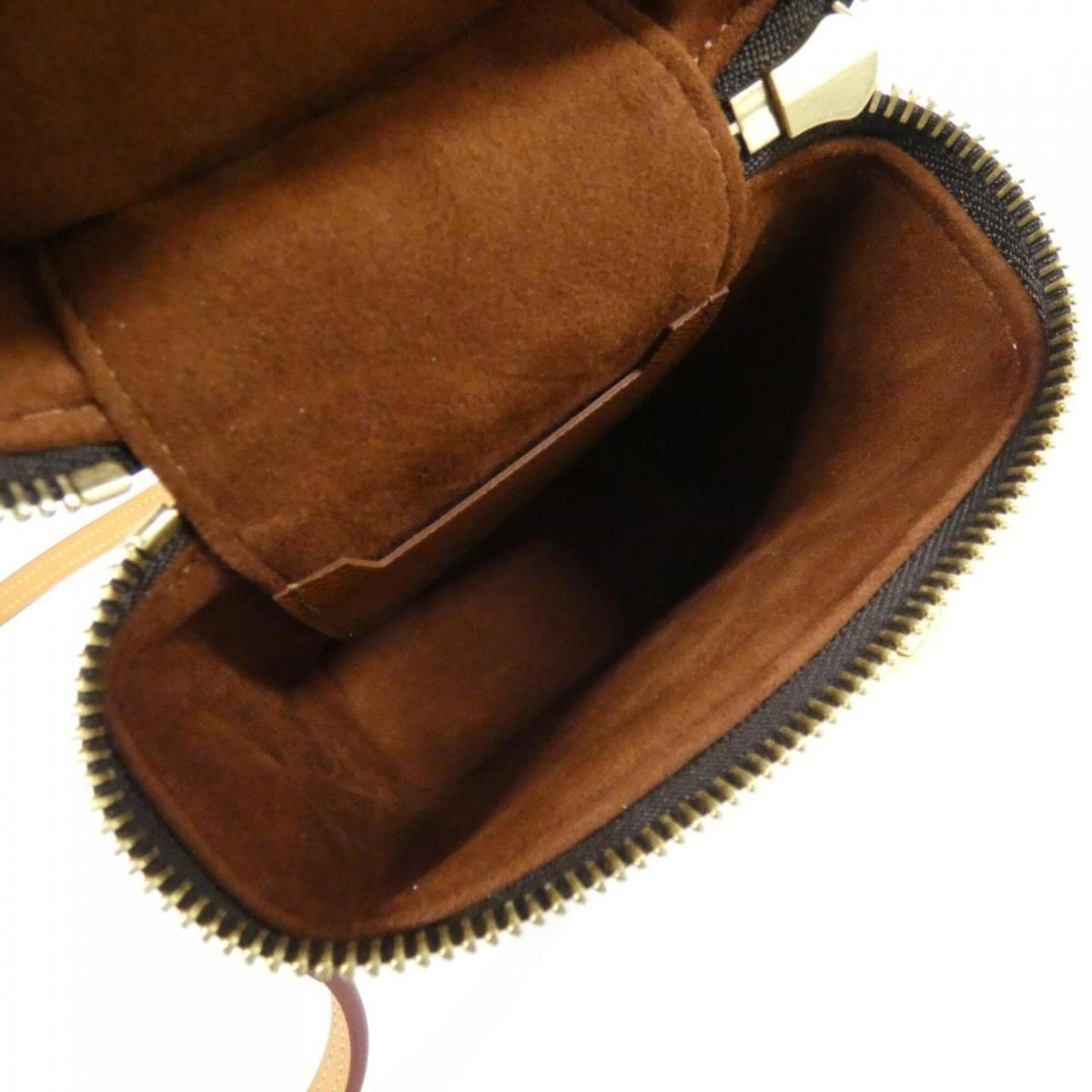 Louis Vuitton Marron Coated Canvas Handbag (Pre-Owned)