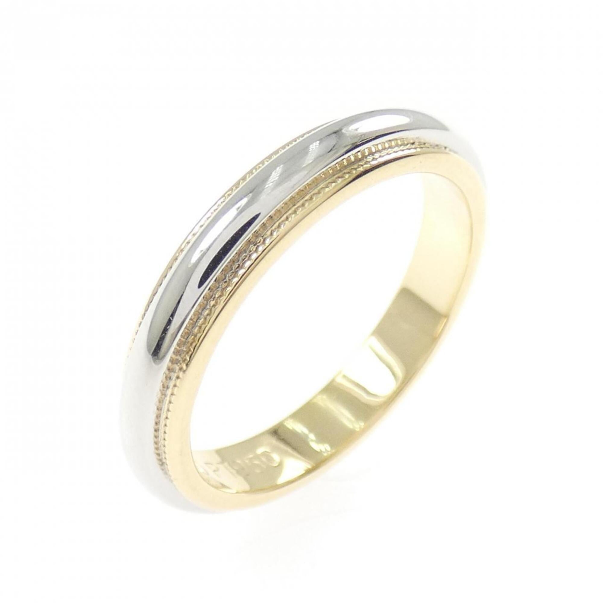 Tiffany Yellow Gold (18K) Platinum 950 Band Ring (Pre-Owned)