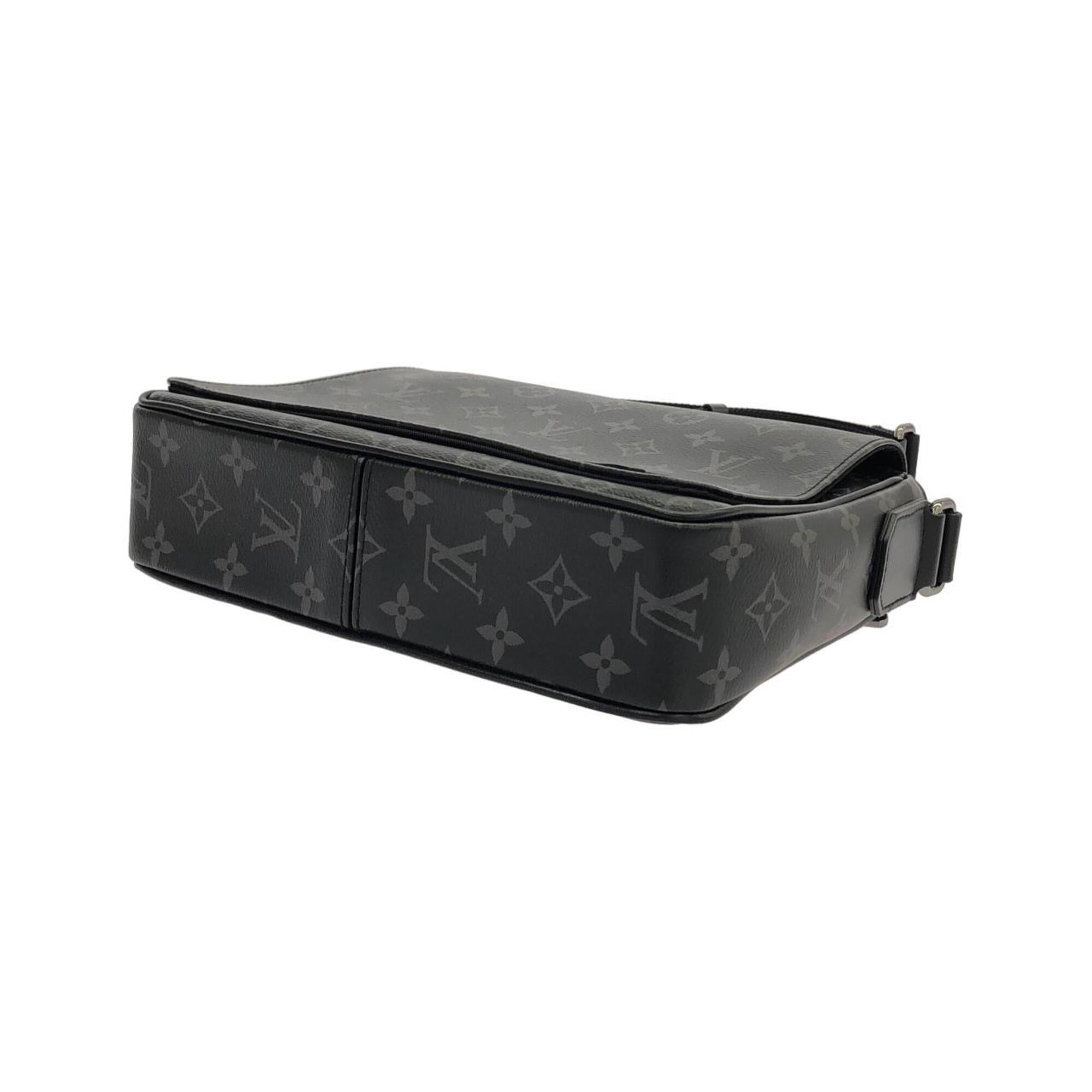 Louis Vuitton Monogram Eclipse Black Coated Canvas Shoulder Bag (Pre-Owned)