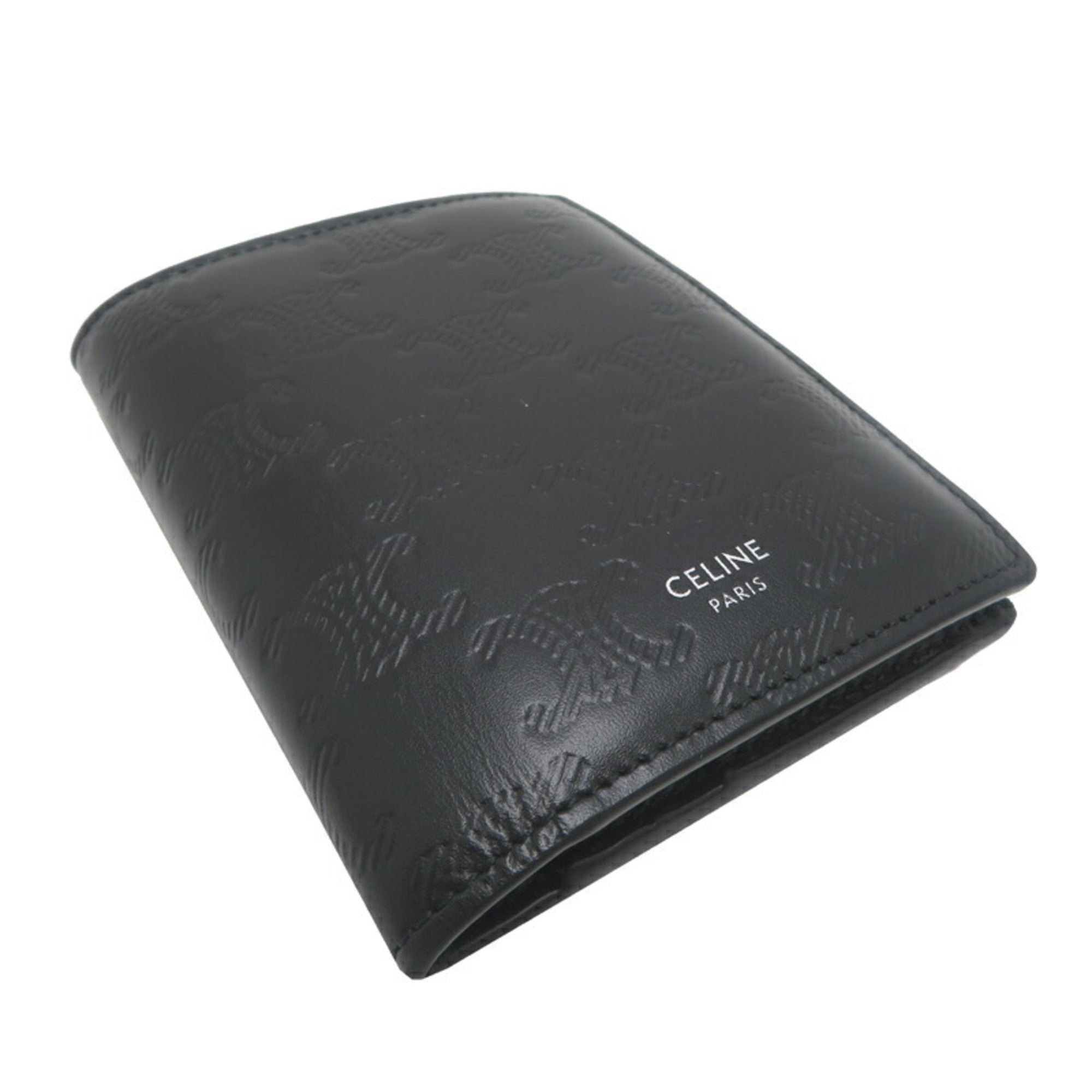 Celine Black Leather Wallet (Bi-Fold) (Pre-Owned)
