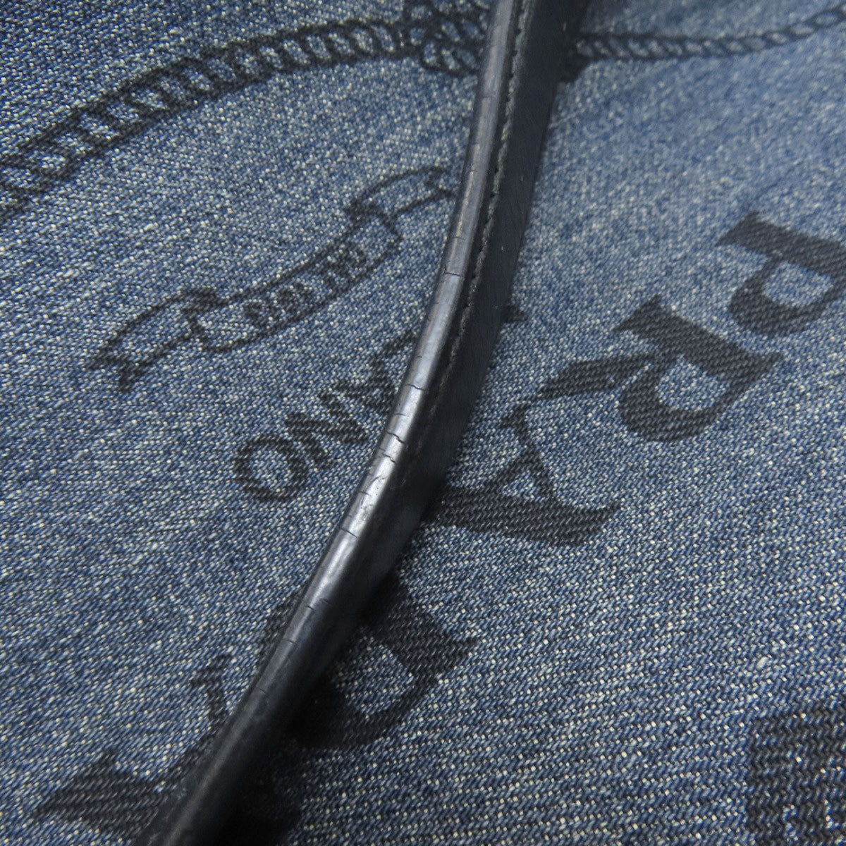 Prada Blue Denim Tote Bag (Pre-Owned)