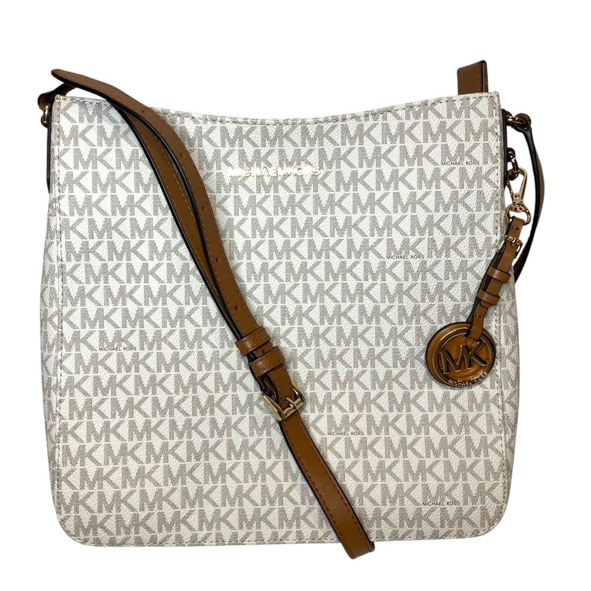 Michael Kors White Leather Shoulder Bag (Pre-Owned)