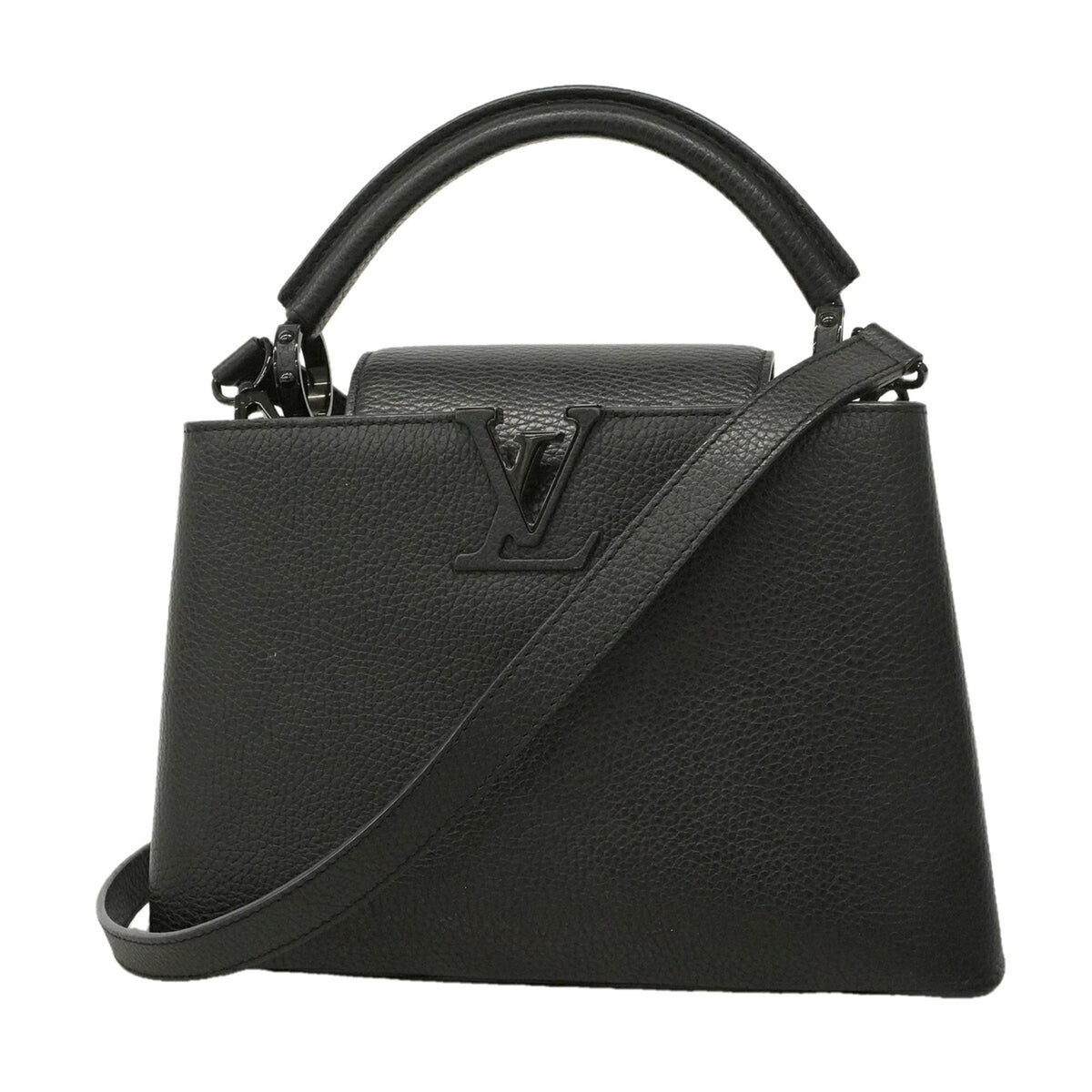 Louis Vuitton Noir Handbag (Pre-Owned)