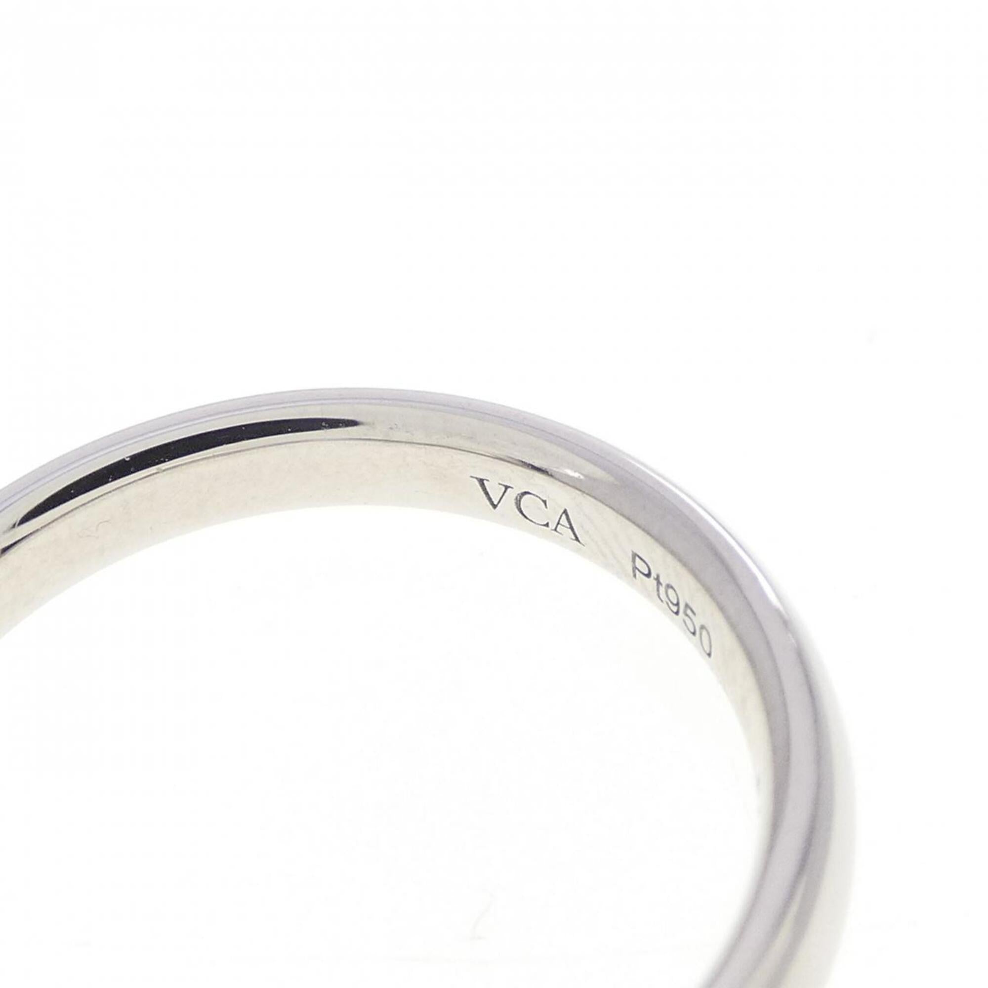 Van Cleef & Arpels Platinum 950 Band Ring (Pre-Owned)