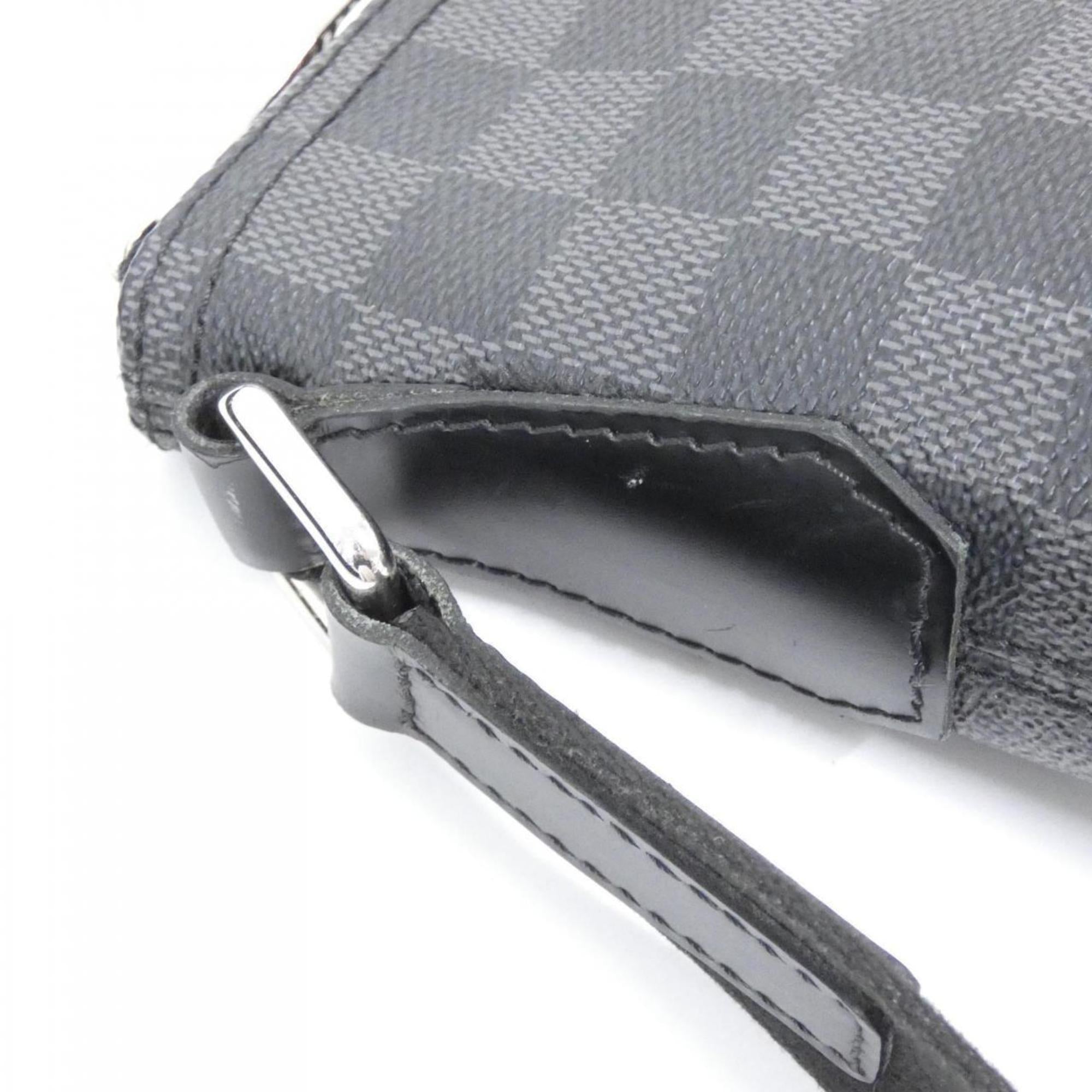 Louis Vuitton Graphite Coated Canvas Shoulder Bag (Pre-Owned)