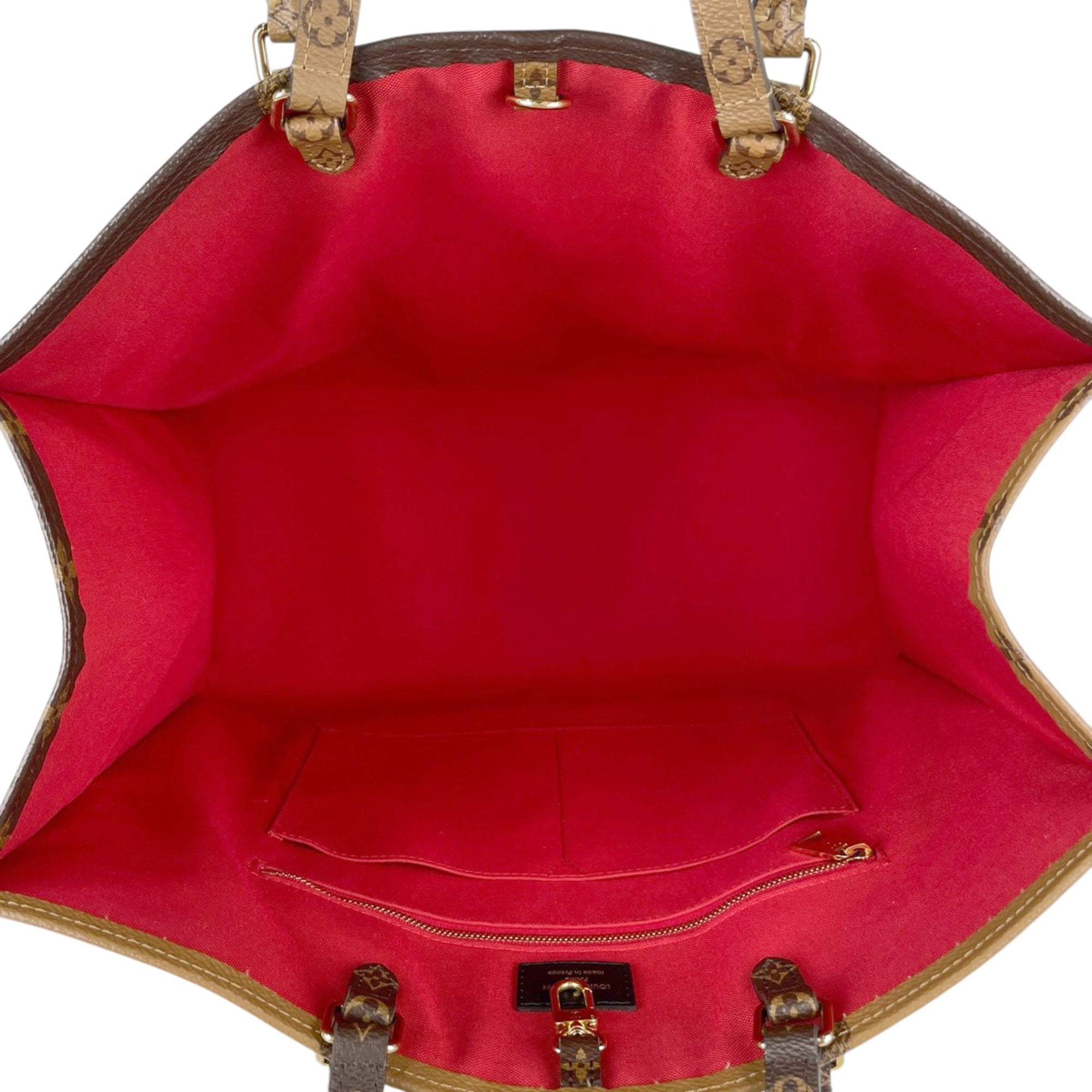 Louis Vuitton Brown Monogram Reverse Shoulder Bag Tote Bag (Pre-Owned)
