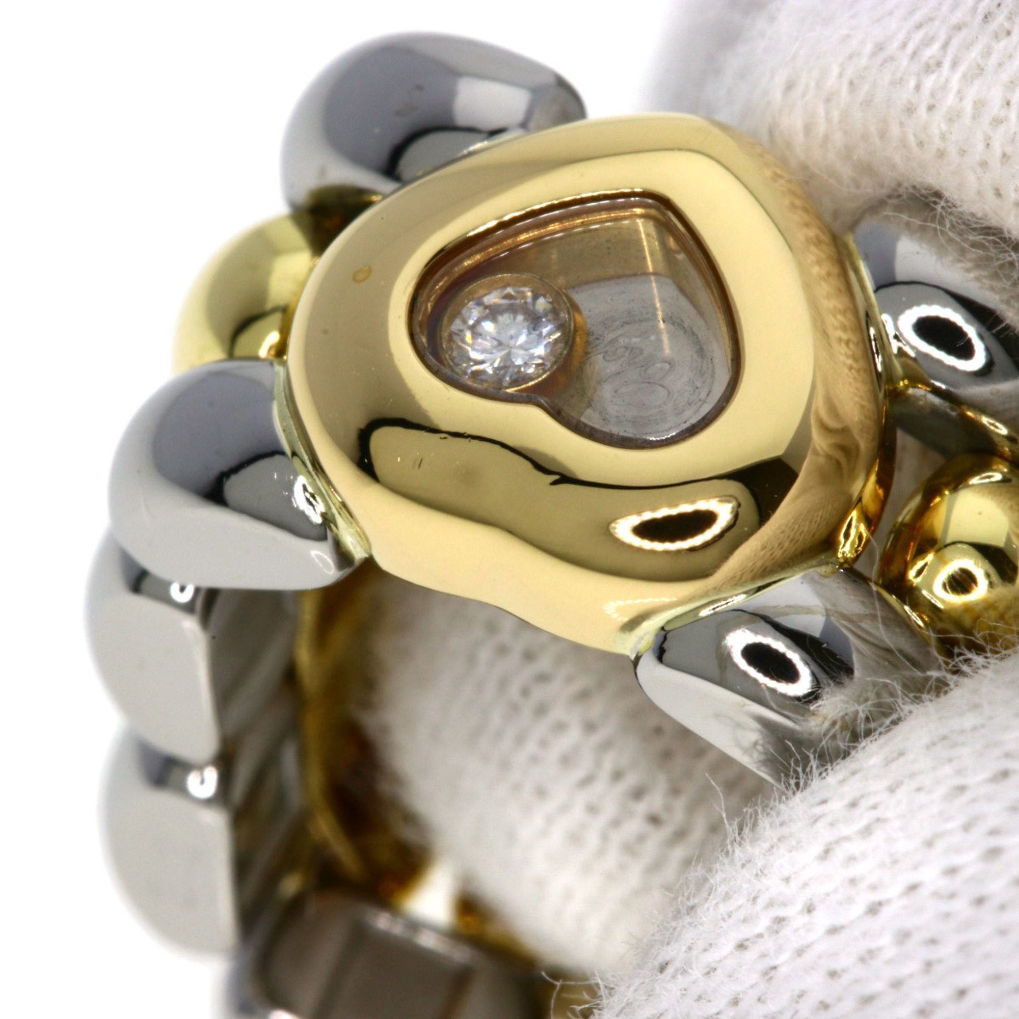 Chopard Yellow Gold (18K) Stainless Steel Band Ring (Pre-Owned)