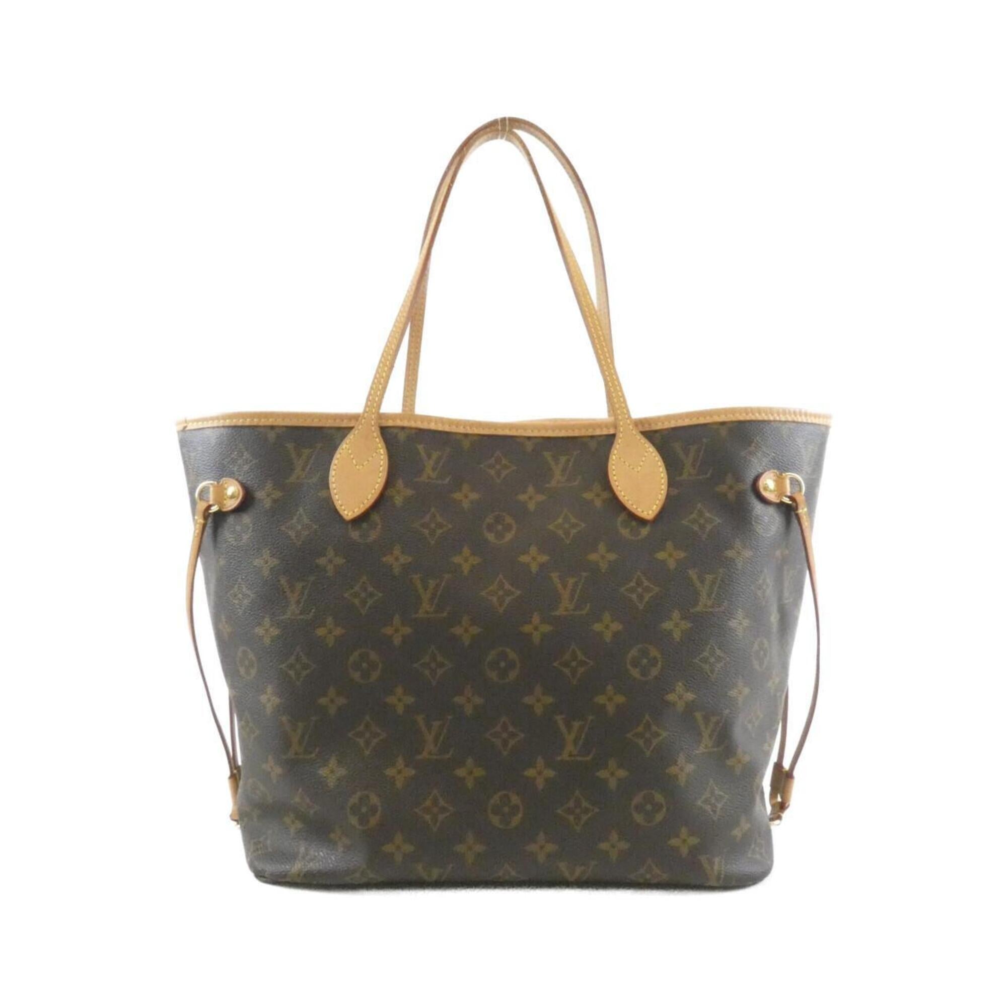 Louis Vuitton Marron Coated Canvas Handbag Pouch (Pre-Owned)