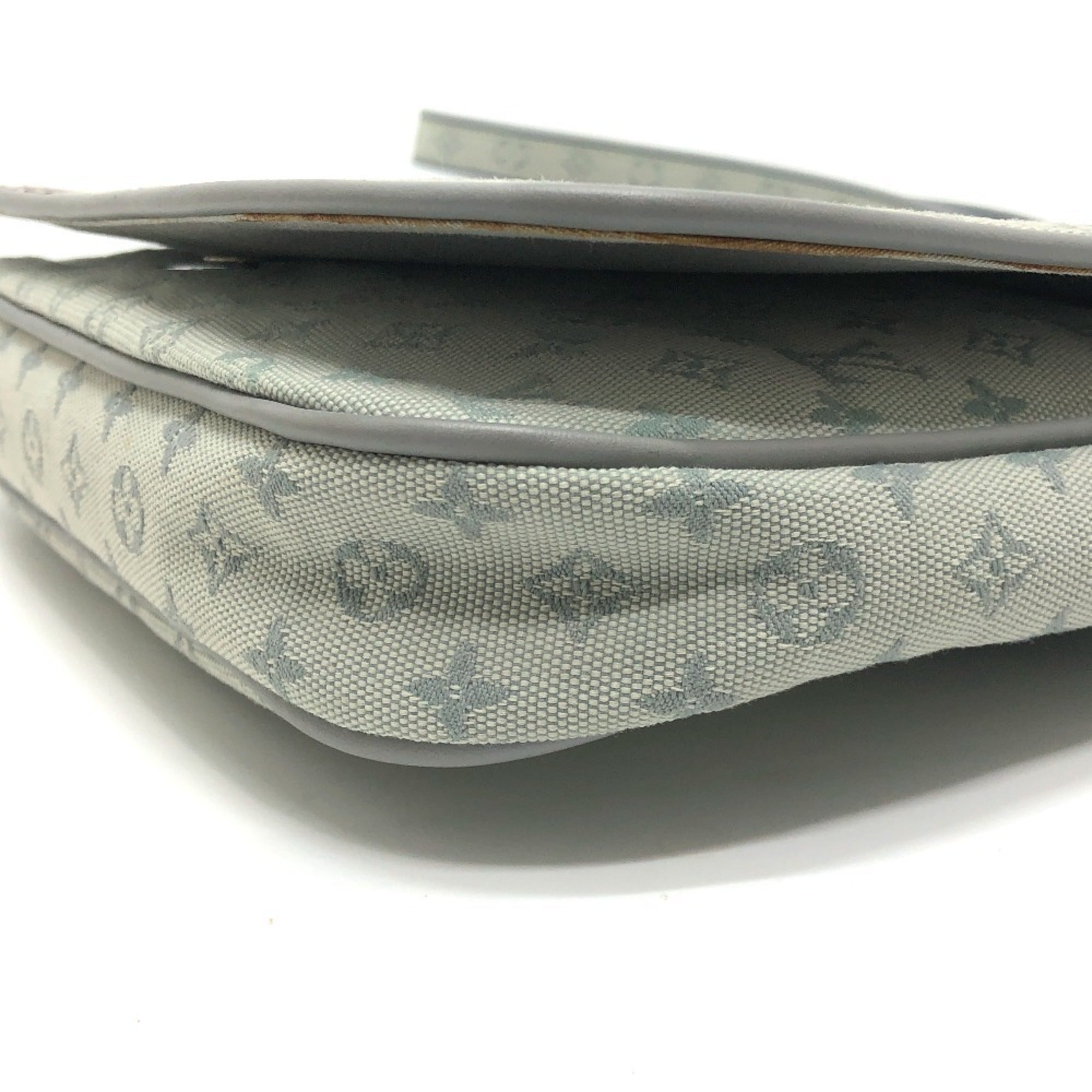 Louis Vuitton Blue Monogram Yellow Monogram Mini Pochette Shoulder Bag (Pre-Owned)