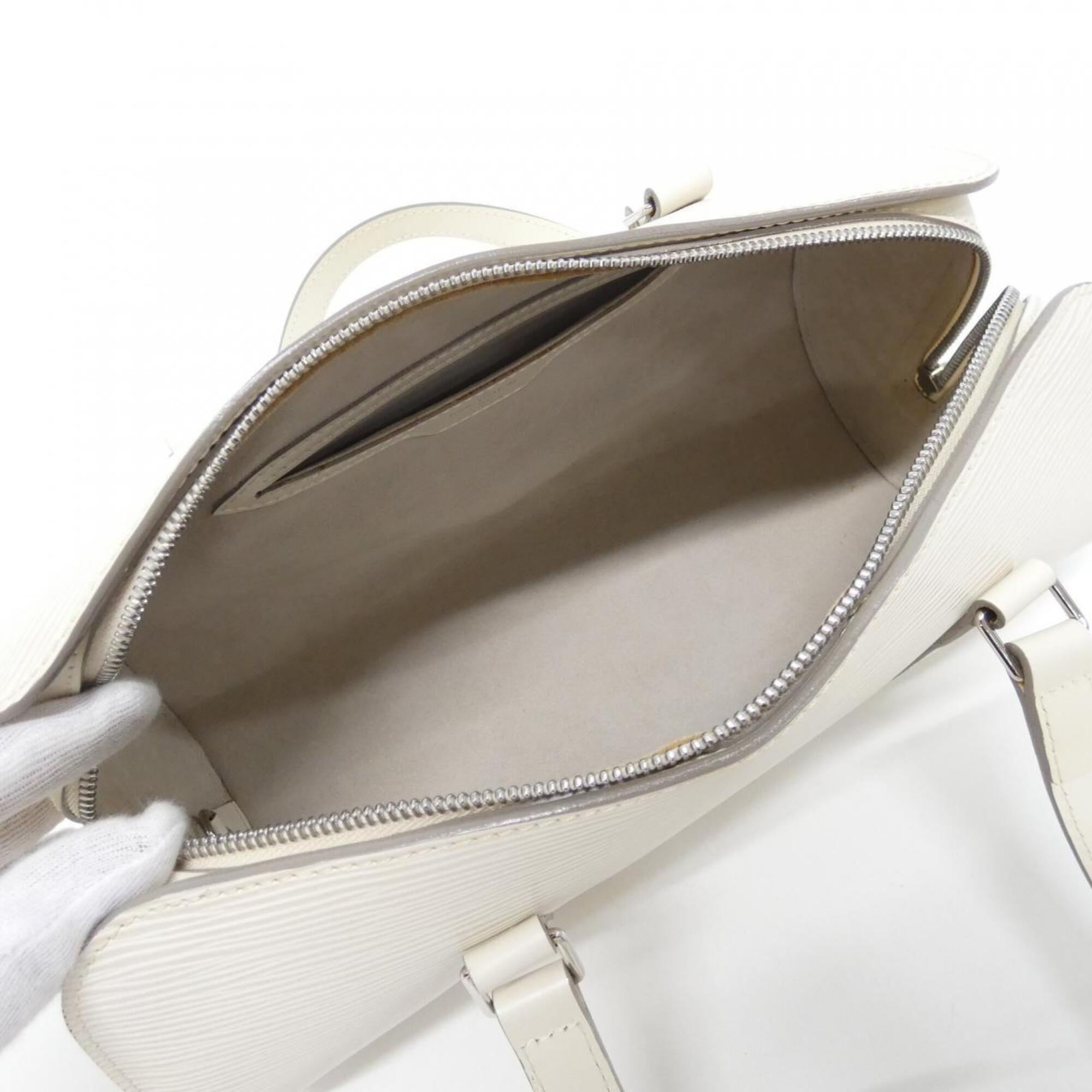 Louis Vuitton Lv Off White Leather Handbag Pouch (Pre-Owned)