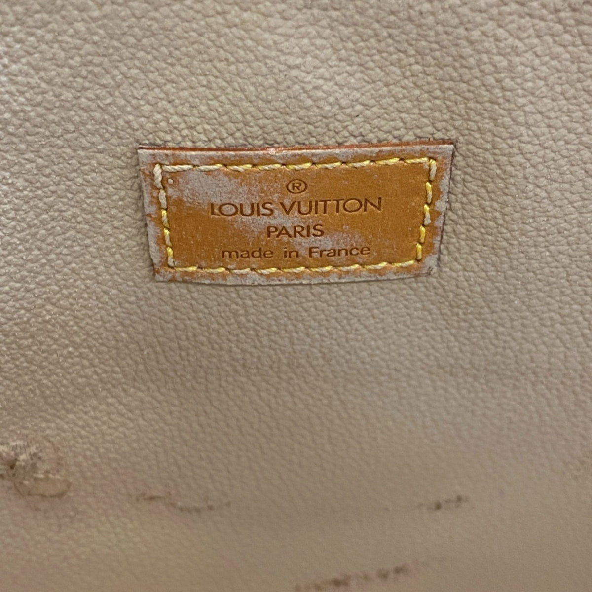 Louis Vuitton Brown Monogram Leather Handbag Tote Bag (Pre-Owned)