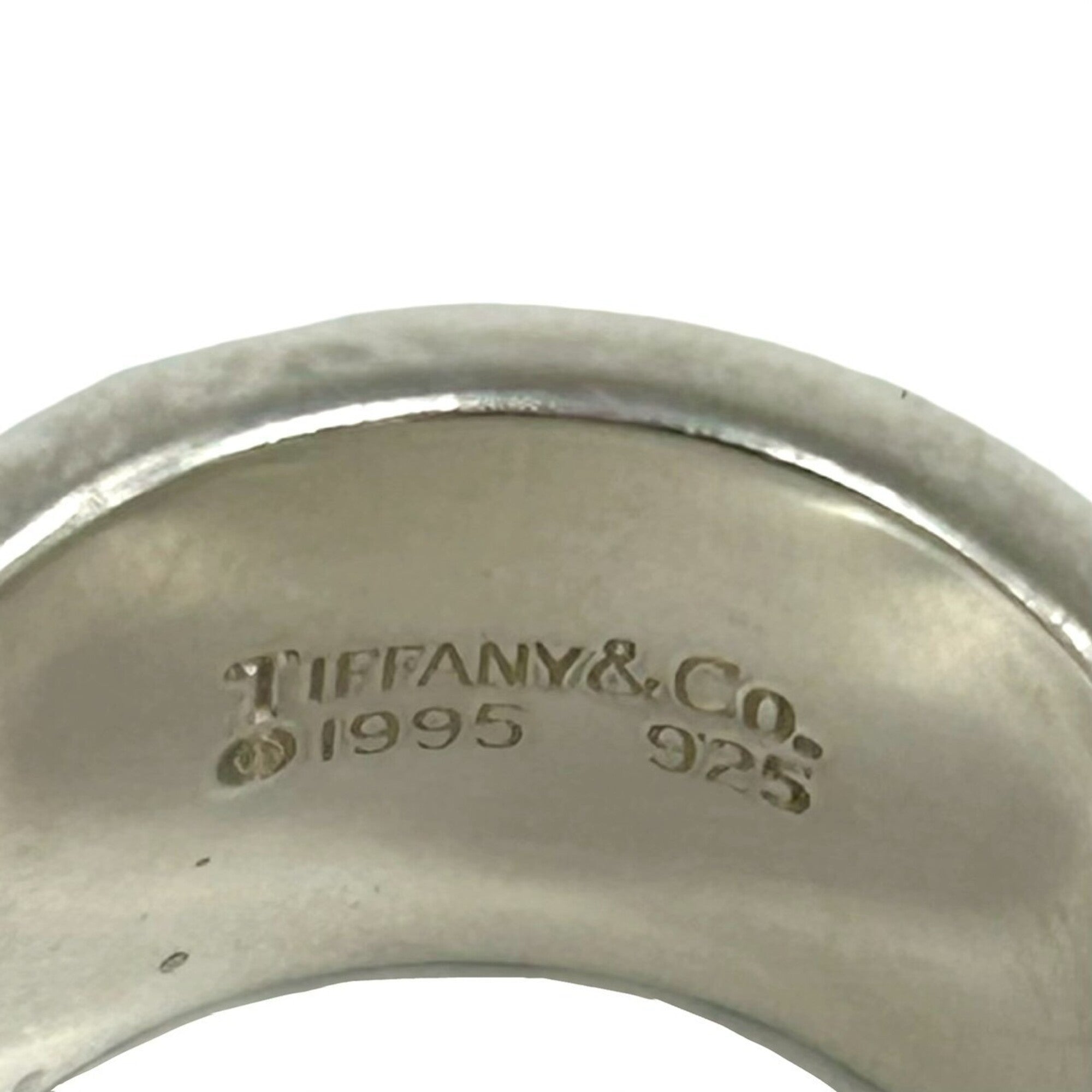 Tiffany Silver Silver 925 Band Ring (Pre-Owned)