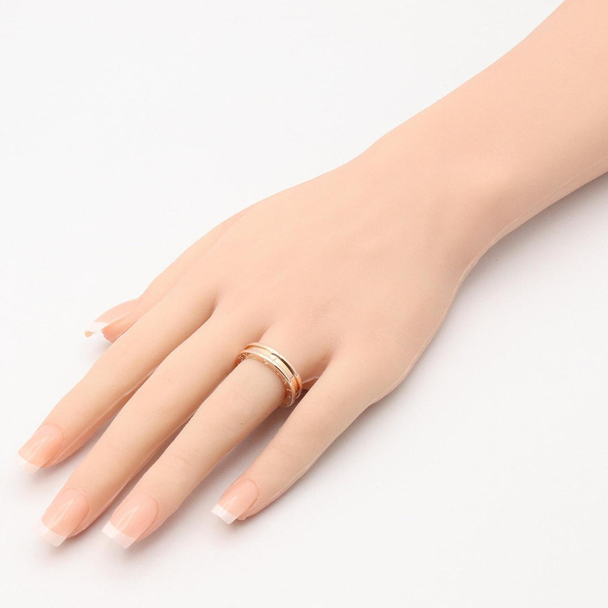 Bvlgari Gold Pink Gold (18K) Band Ring (Pre-Owned)