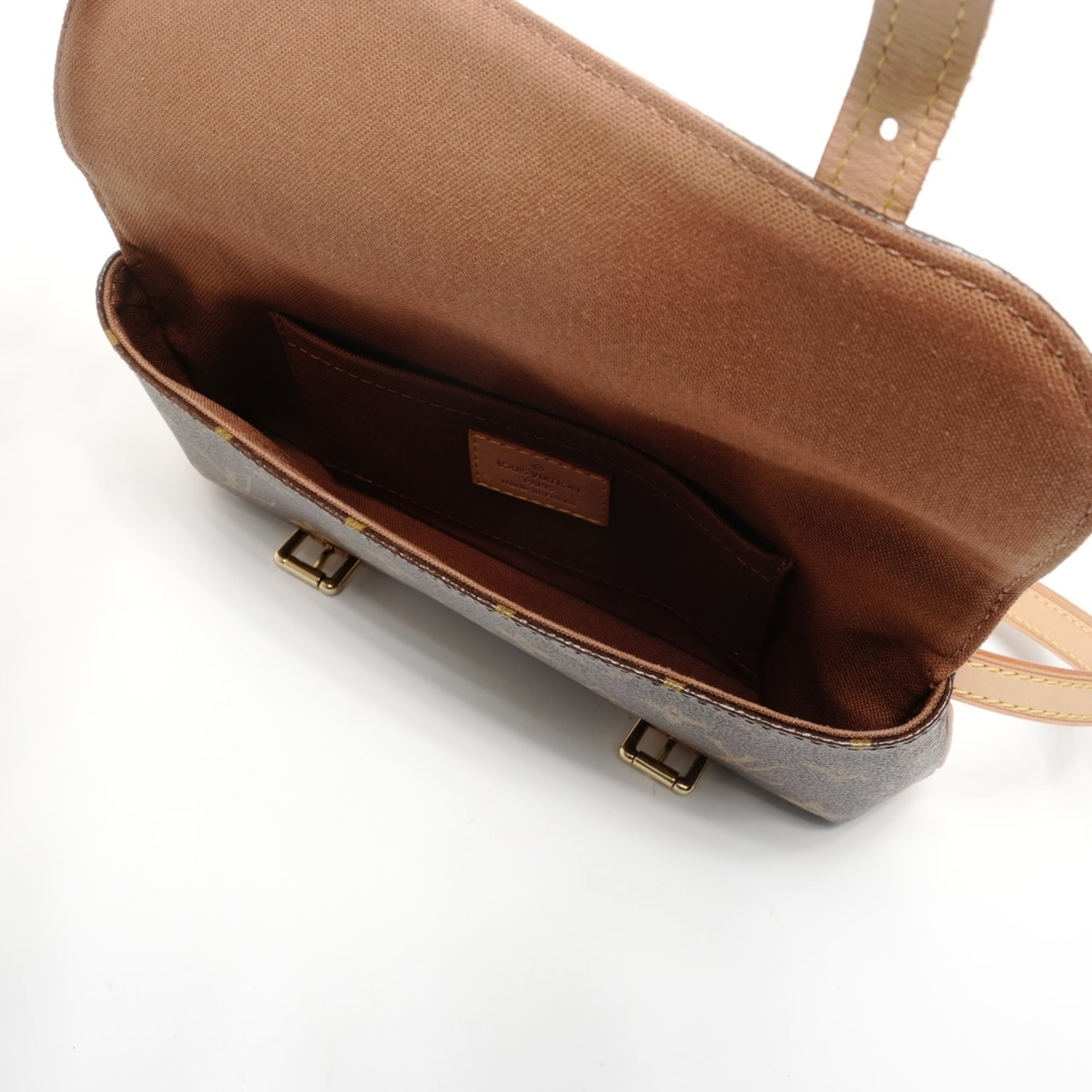 Louis Vuitton Monogram Brown Monogram Pochette Shoulder Bag (Pre-Owned)