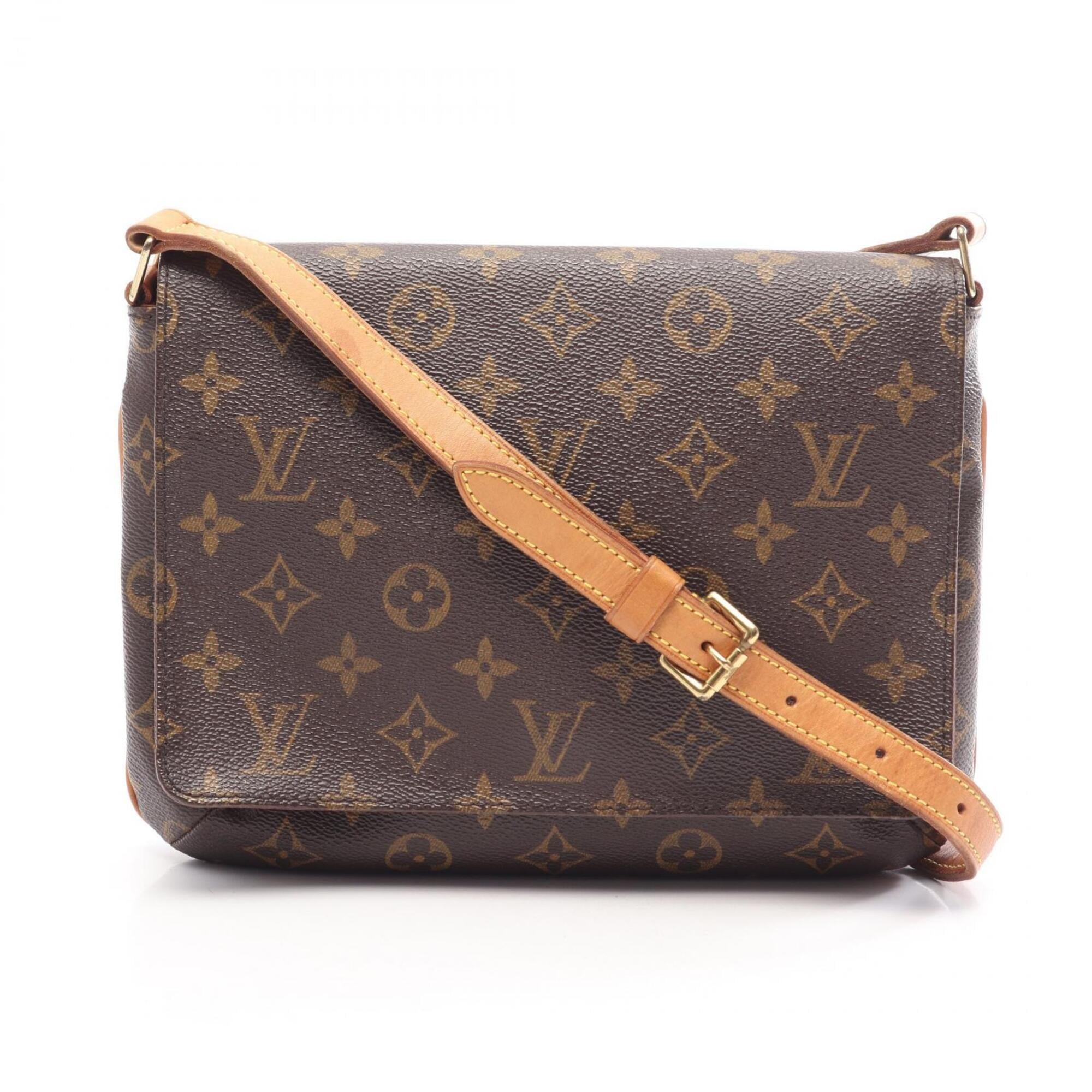 Louis Vuitton Brown Coated Canvas Monogram Pvc Leather Handbag Shoulder Bag (Pre-Owned)