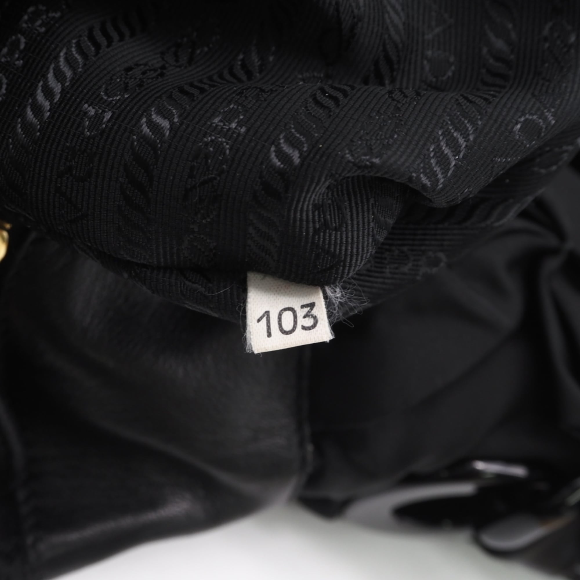 Prada Black Nylon Leather Plastic Handbag (Pre-Owned)