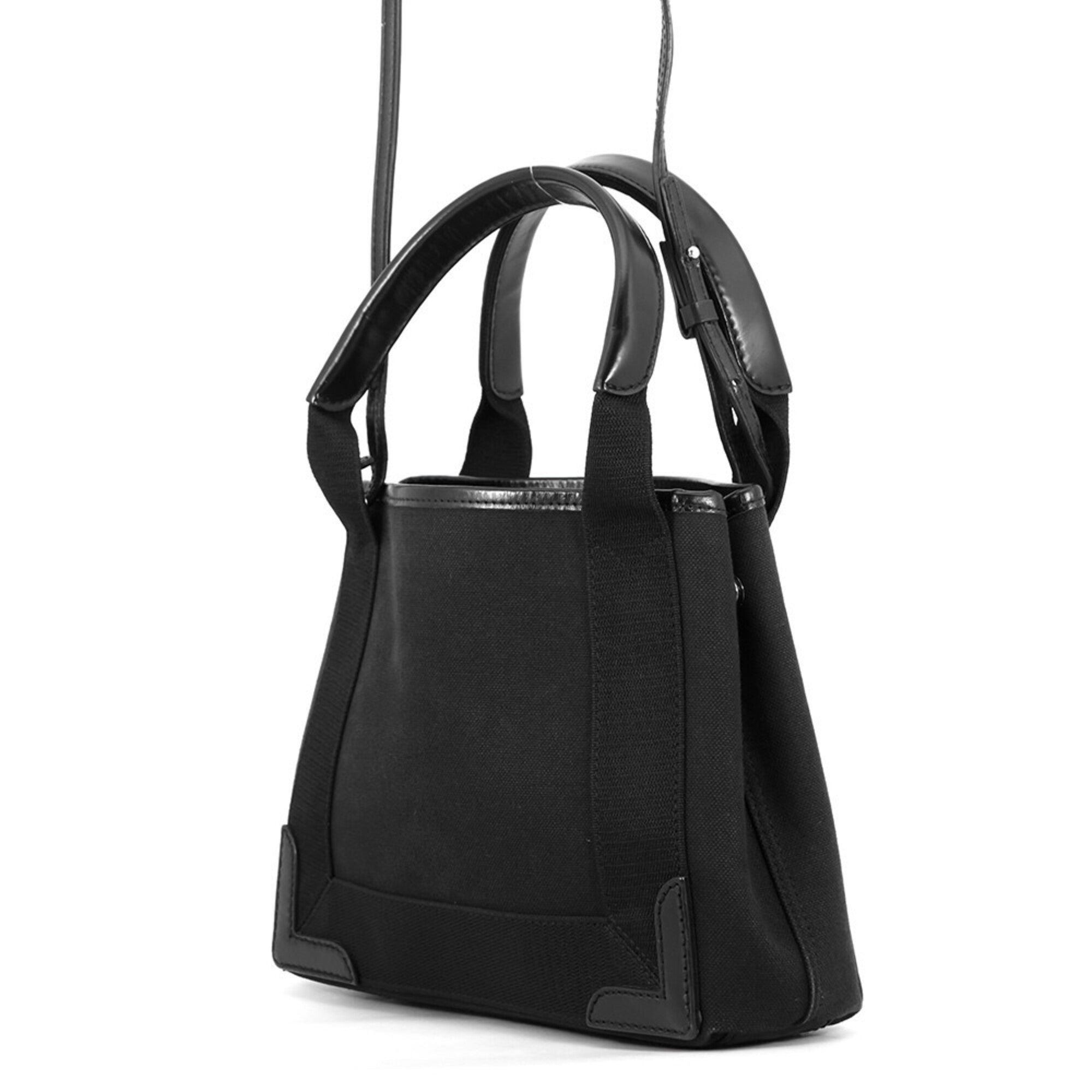 Balenciaga Black Canvas Handbag Pouch (Pre-Owned)
