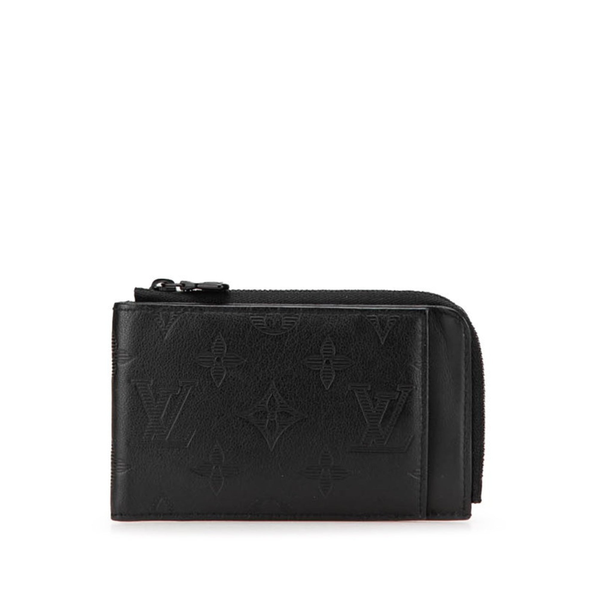 Louis Vuitton Black Noir Leather Coin Purse/Coin Case (Pre-Owned)