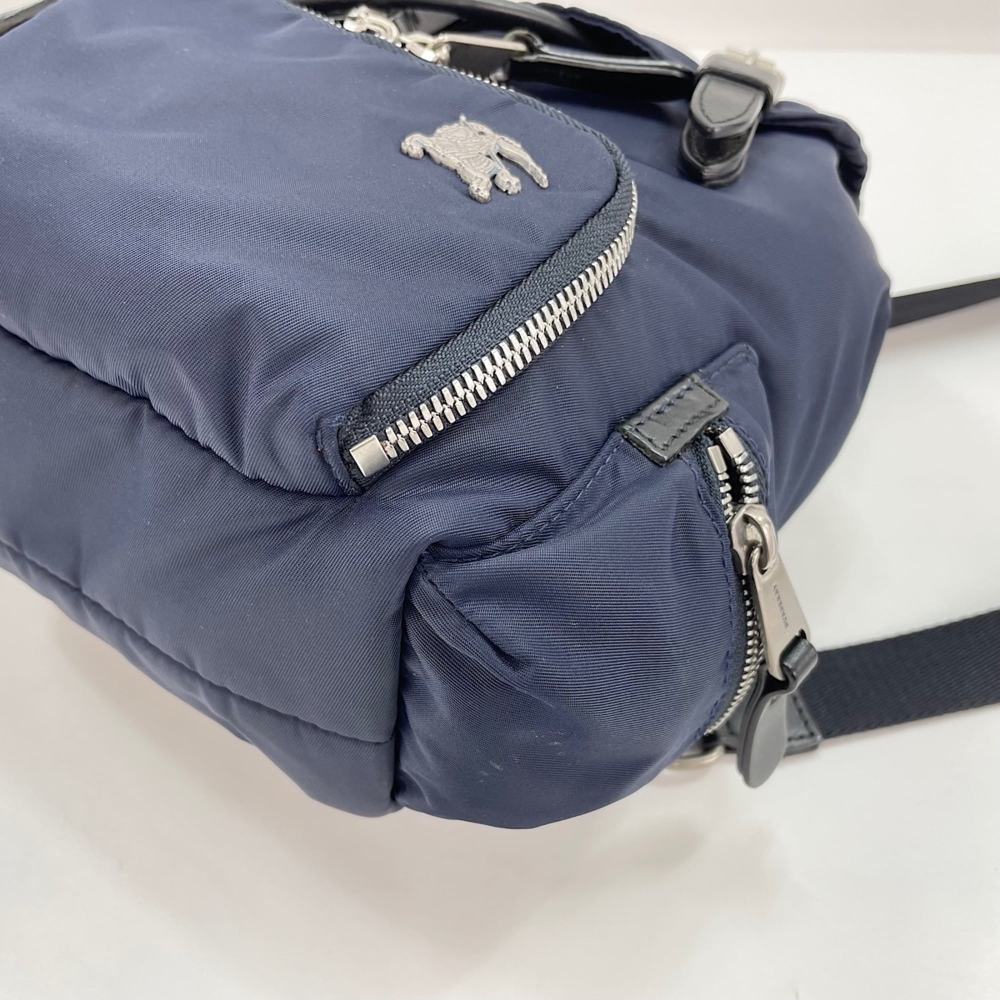 Burberry Navy Backpack (Pre-Owned)