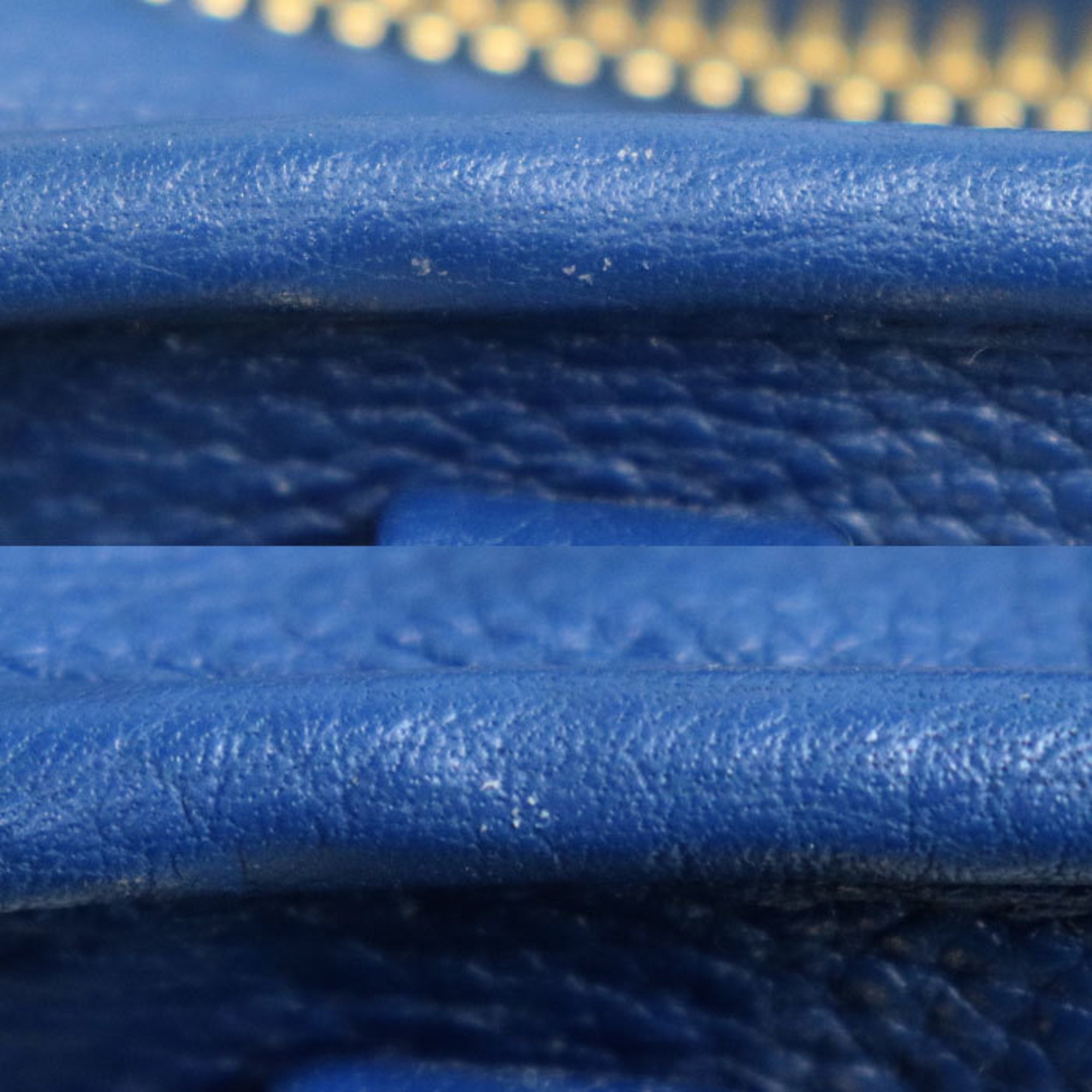 Miu Miu Blue Leather Shoulder Bag (Pre-Owned)