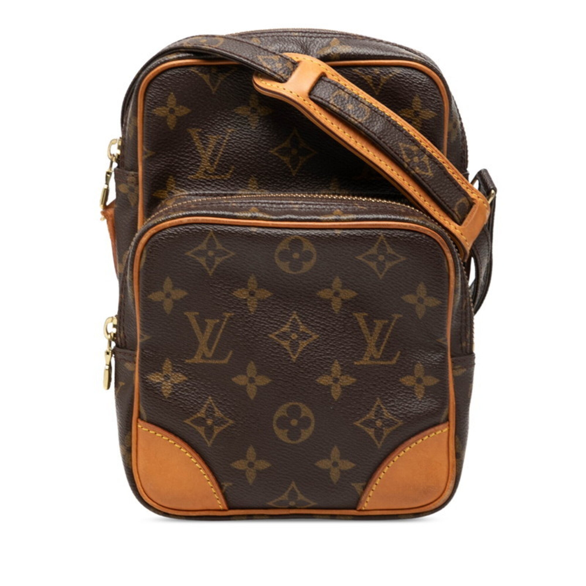 Louis Vuitton Brown Pvc Leather Shoulder Bag (Pre-Owned)