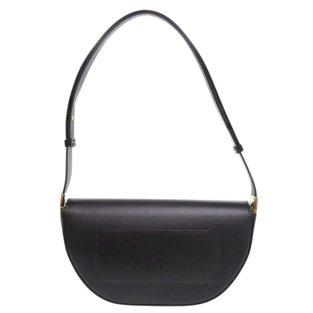 Burberry Black Leather Shoulder Bag (Pre-Owned)